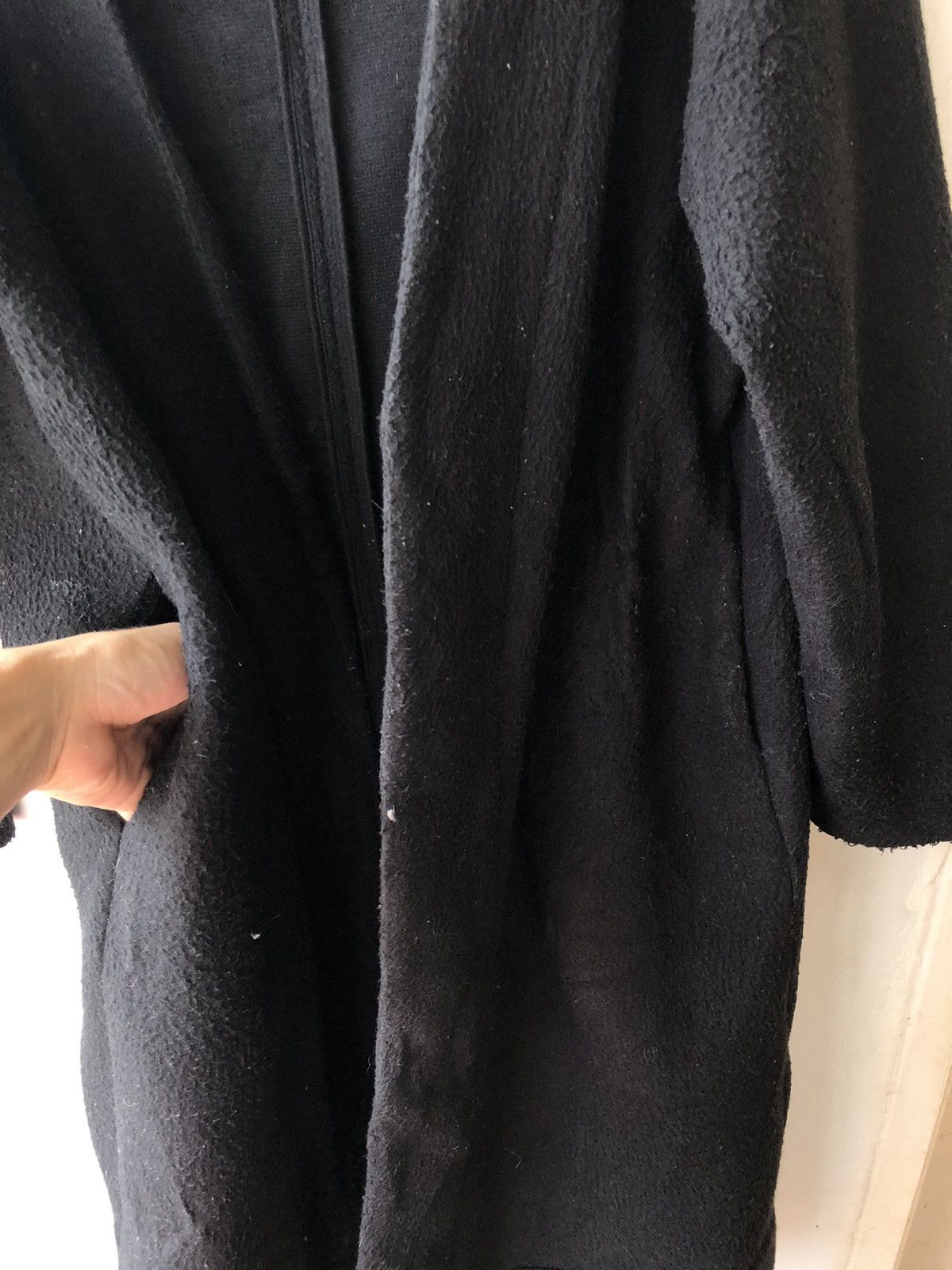 Japanese Brand Azul By Moussy Black Wool Cardigan Size M / US 6-8 / IT 42-44 - 6 Thumbnail
