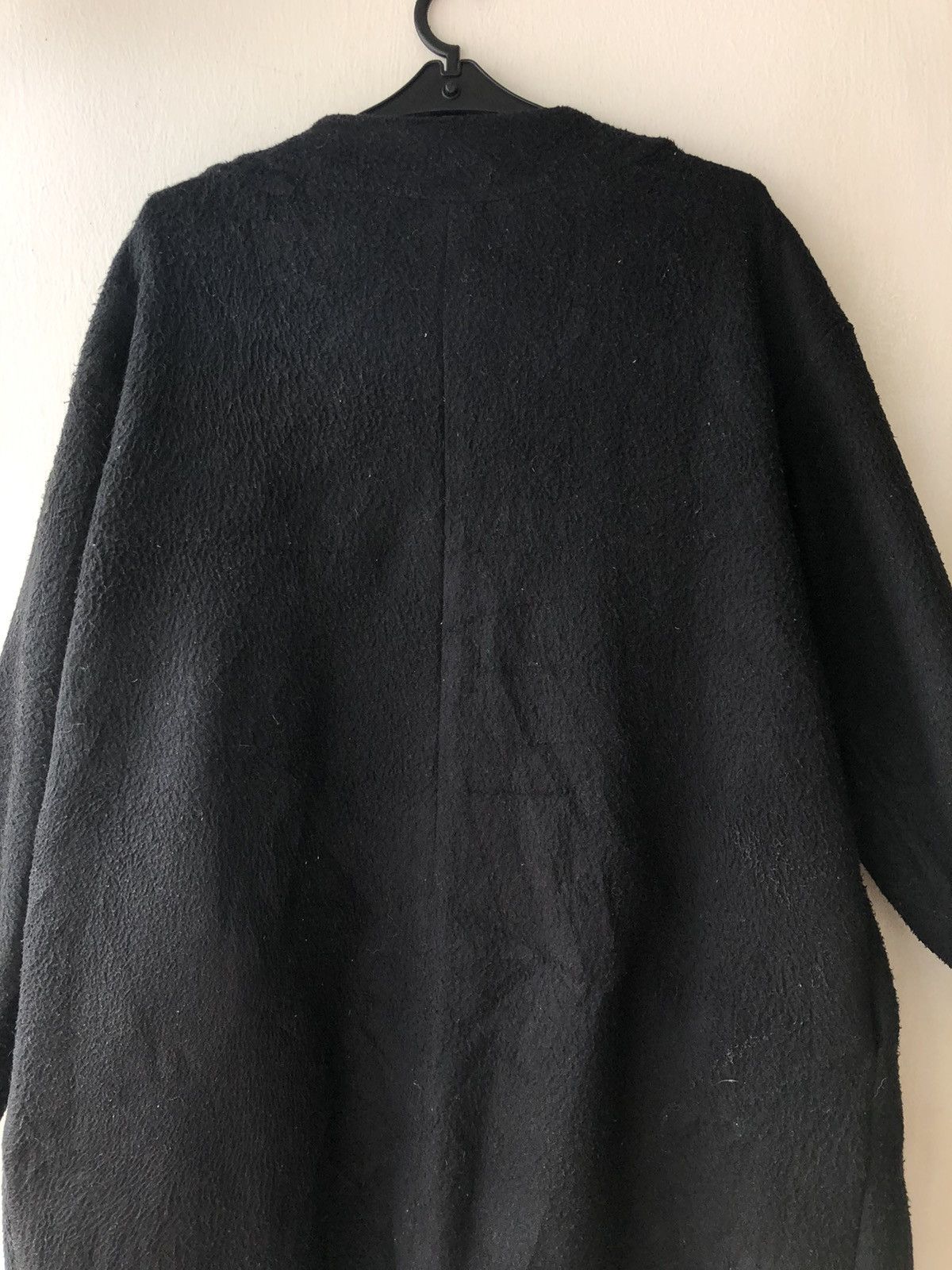 Japanese Brand Azul By Moussy Black Wool Cardigan Size M / US 6-8 / IT 42-44 - 9 Thumbnail