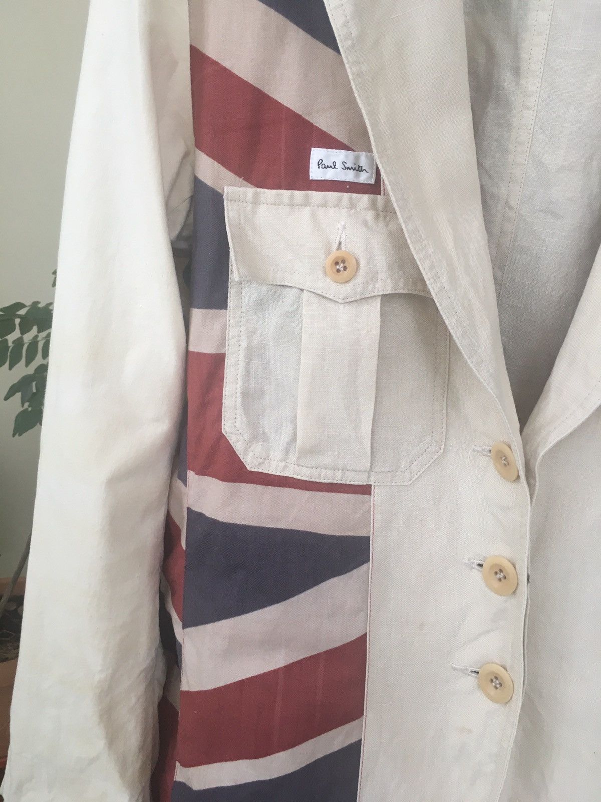 Paul Smith Rare ! Vintage Paul Smith Union Jack Reversible Blazer Size M / US 6-8 / IT 42-44 - 5 Thumbnail