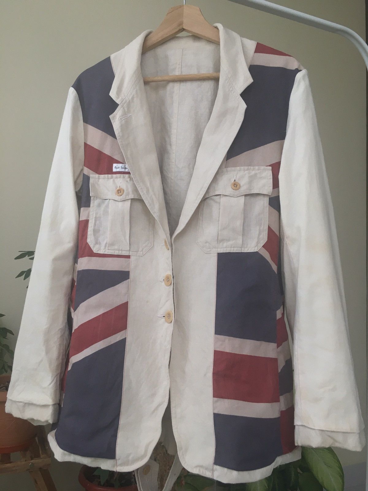 Paul Smith Rare ! Vintage Paul Smith Union Jack Reversible Blazer Size M / US 6-8 / IT 42-44 - 1 Thumbnail