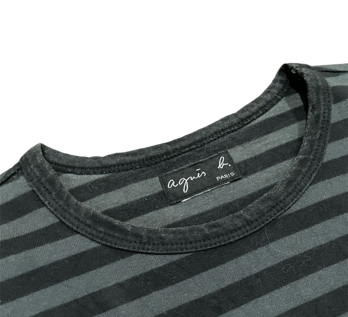 agnes b. Vintage Agnes B. Paris Stripes Tee Size S / US 4 / IT 40 - 10 Thumbnail