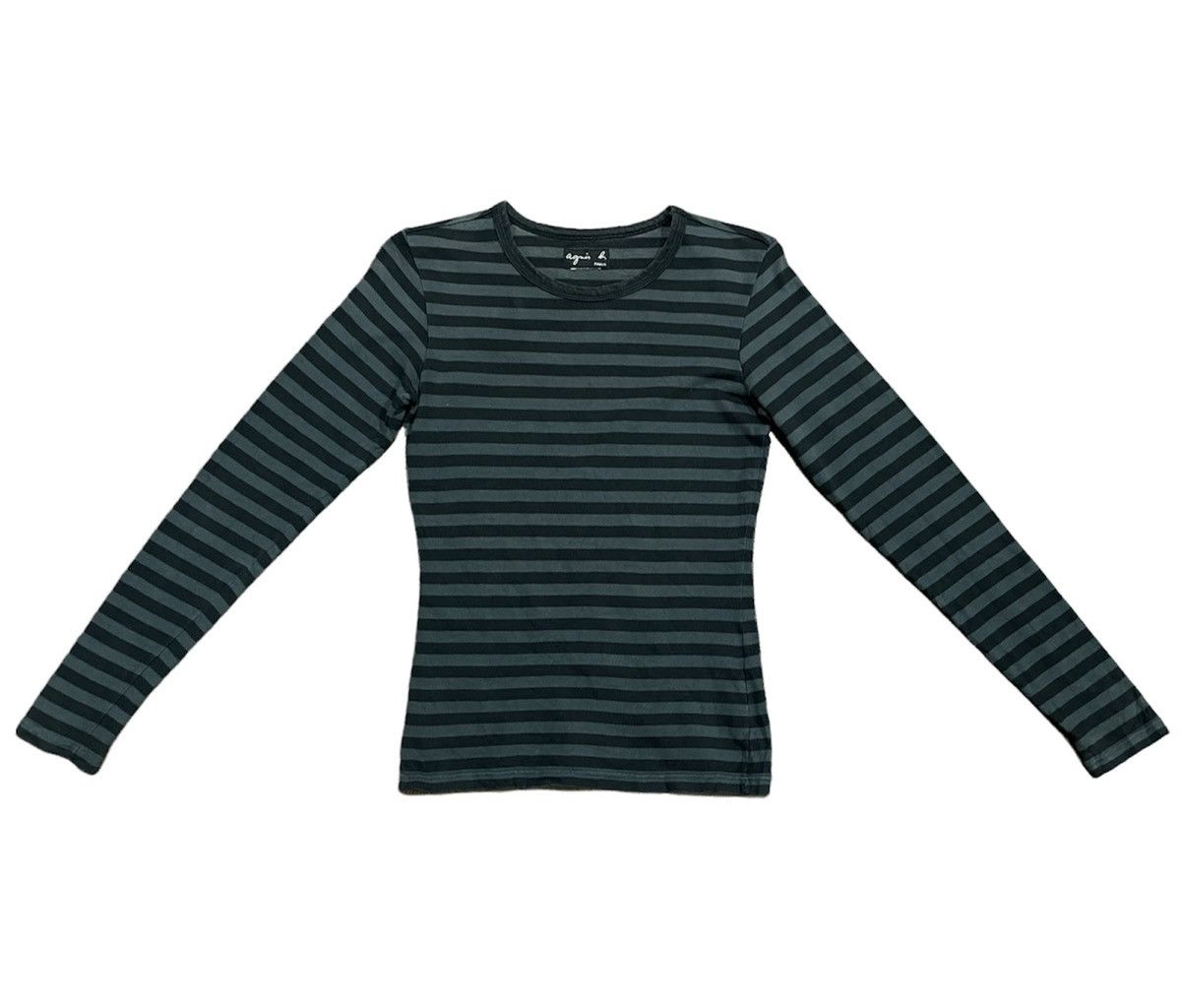agnes b. Vintage Agnes B. Paris Stripes Tee Size S / US 4 / IT 40 - 4 Thumbnail