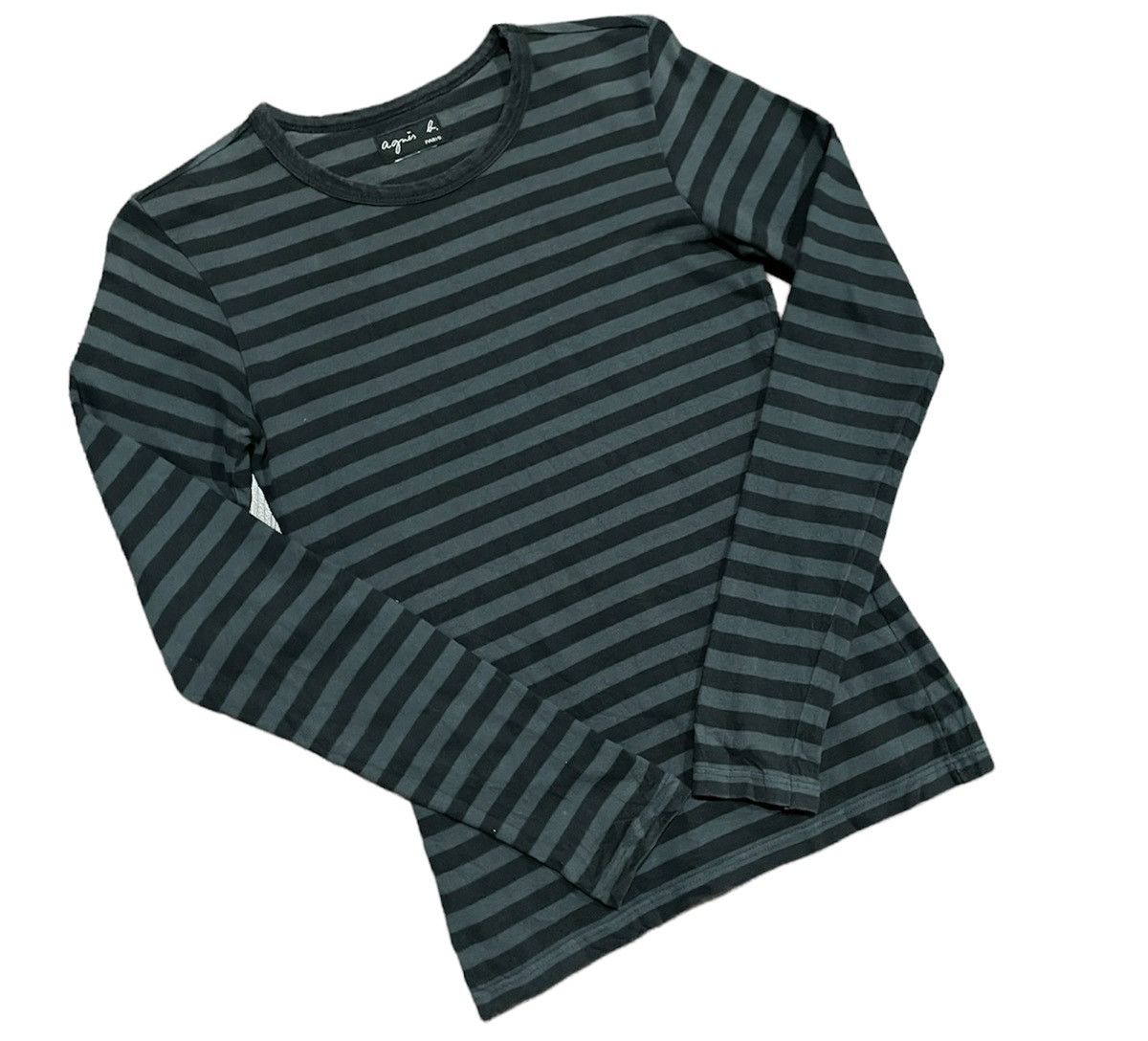 agnes b. Vintage Agnes B. Paris Stripes Tee Size S / US 4 / IT 40 - 3 Thumbnail