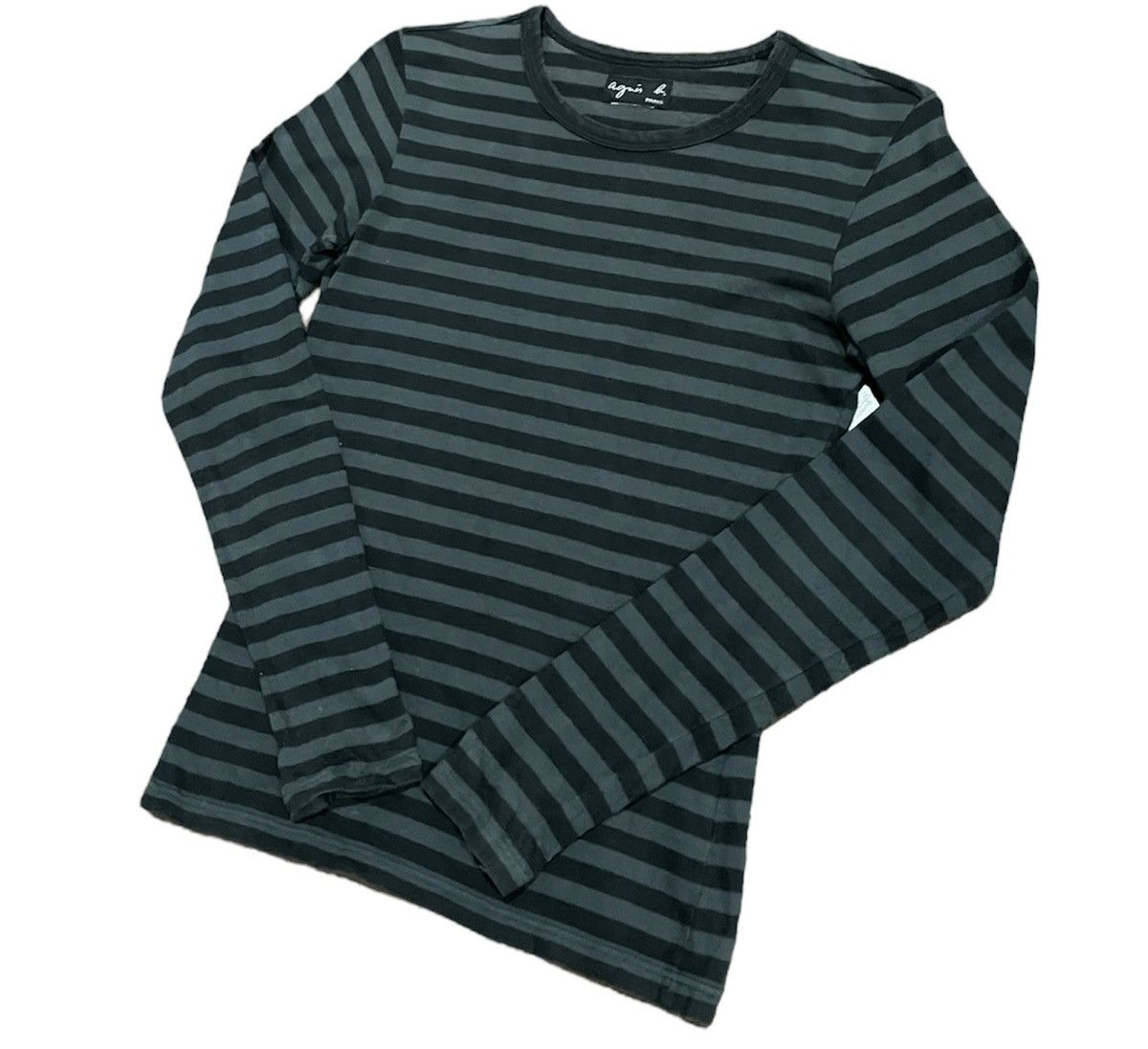 agnes b. Vintage Agnes B. Paris Stripes Tee Size S / US 4 / IT 40 - 2 Thumbnail