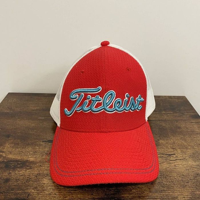 Titleist Titleist Hat Red white and baby blue flex fit | Grailed