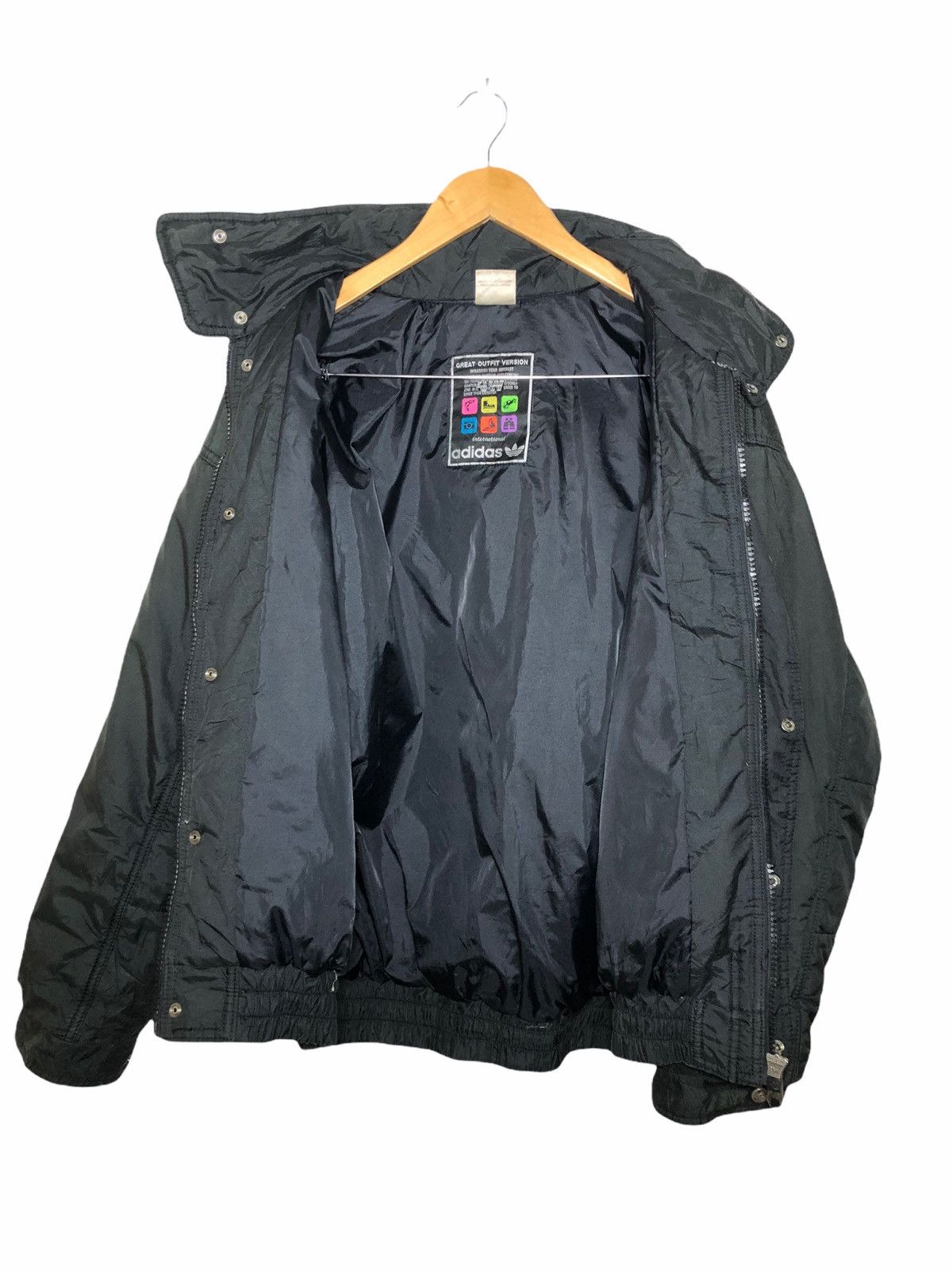 Adidas × Vintage Vintage 90s Adidas Jaspo Descente Trefoil Big Logo jacket Size US XL / EU 56 / 4 - 3 Thumbnail