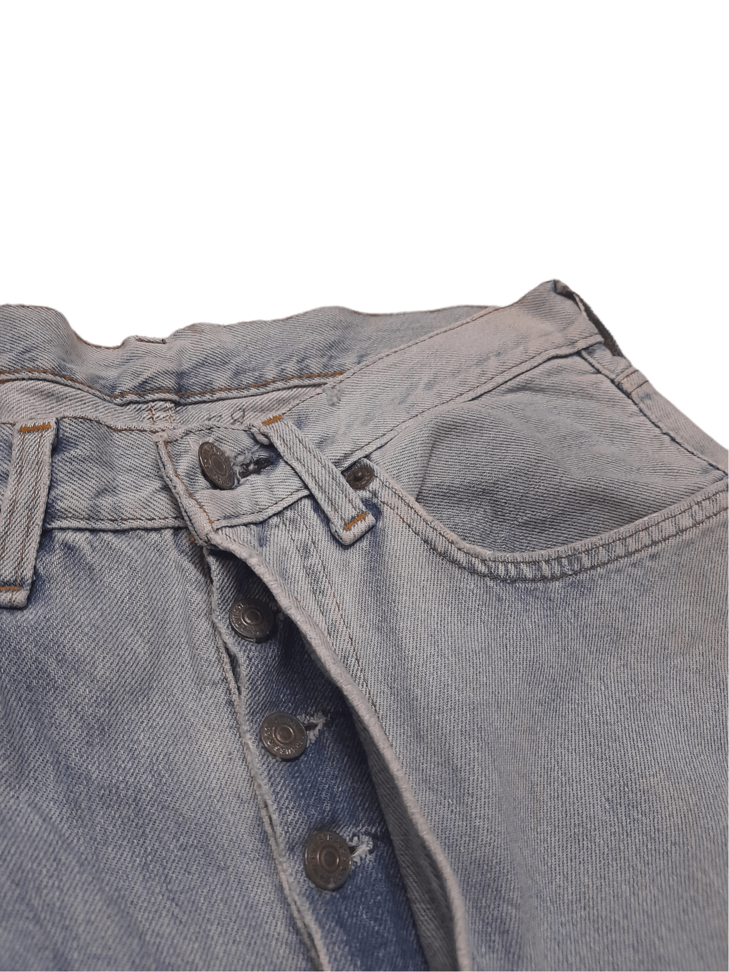 Levi's 80s Levis 501 Denim #524 USA Selvedge (E344) Size US 28 / EU 44 - 8 Thumbnail