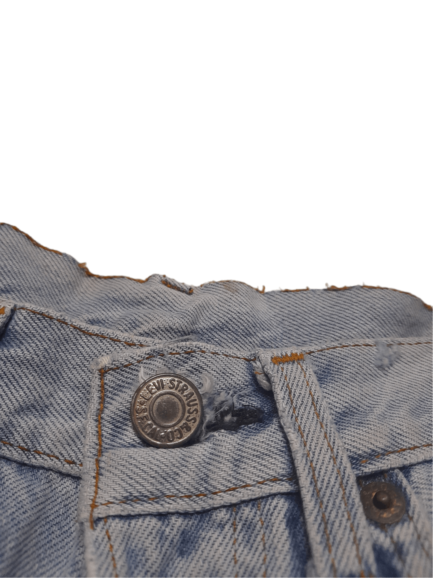 Levi's 80s Levis 501 Denim #524 USA Selvedge (E344) Size US 28 / EU 44 - 9 Thumbnail