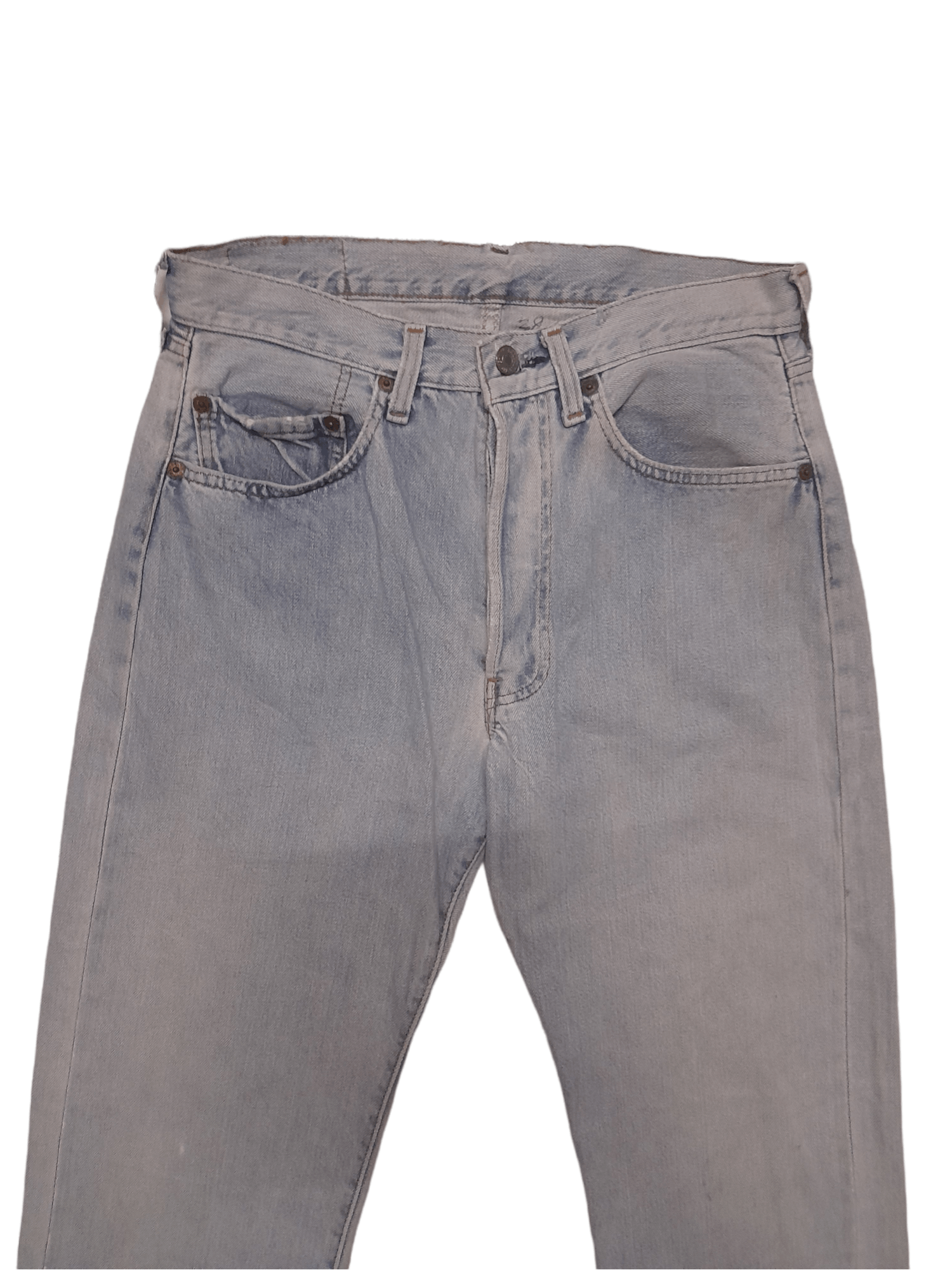Levi's 80s Levis 501 Denim #524 USA Selvedge (E344) Size US 28 / EU 44 - 7 Thumbnail