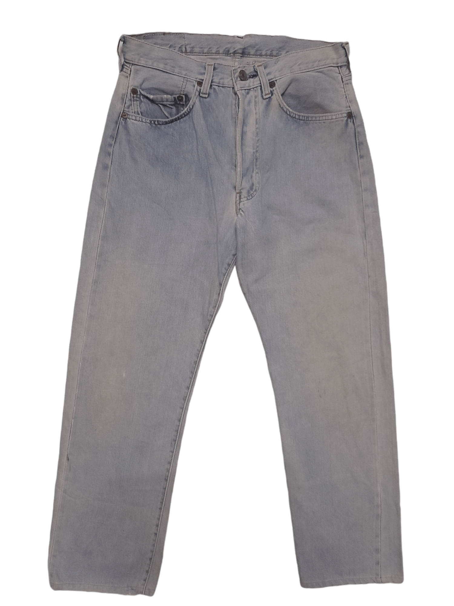 Levi's 80s Levis 501 Denim #524 USA Selvedge (E344) Size US 28 / EU 44 - 6 Thumbnail