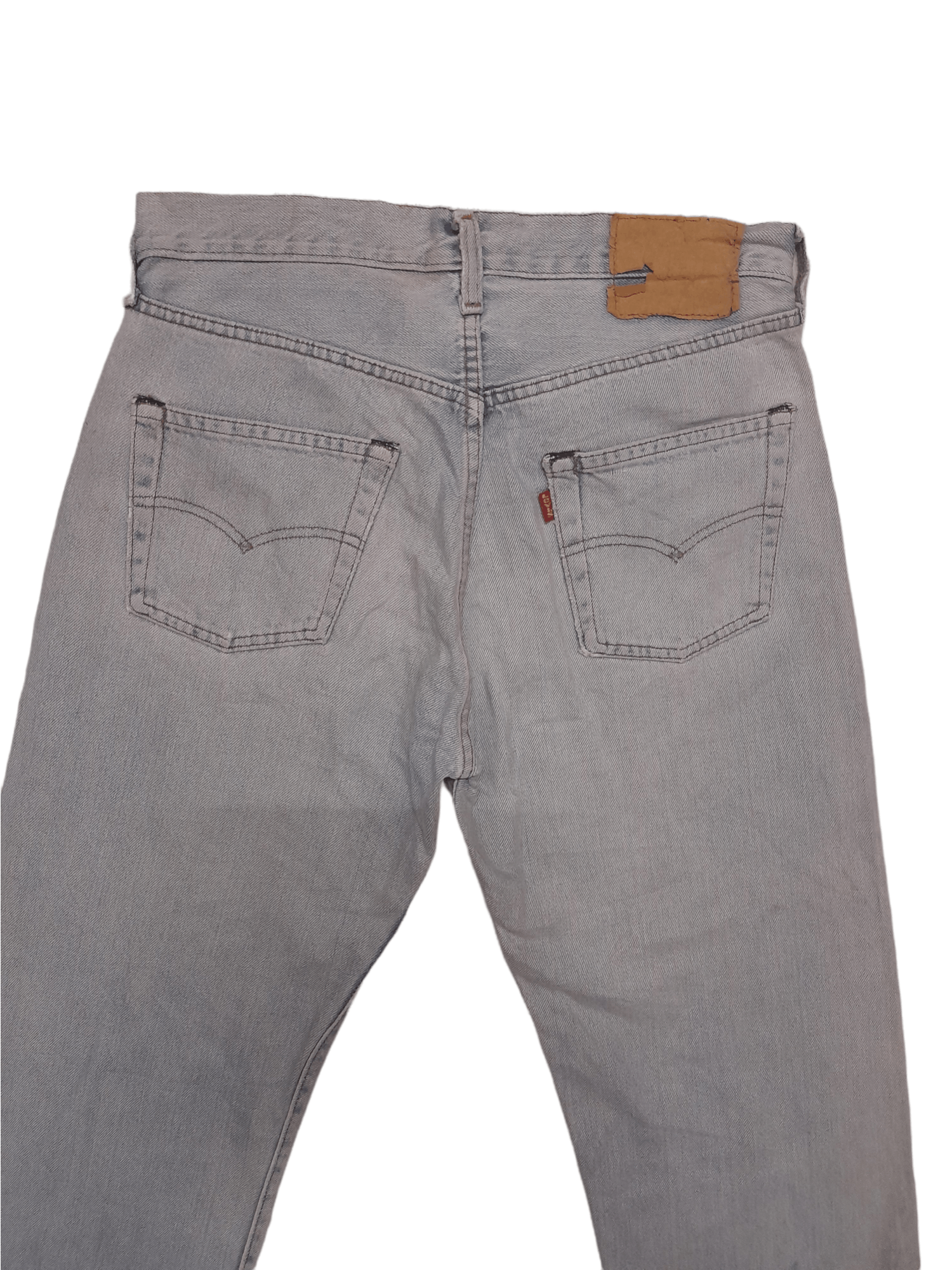 Levi's 80s Levis 501 Denim #524 USA Selvedge (E344) Size US 28 / EU 44 - 3 Thumbnail