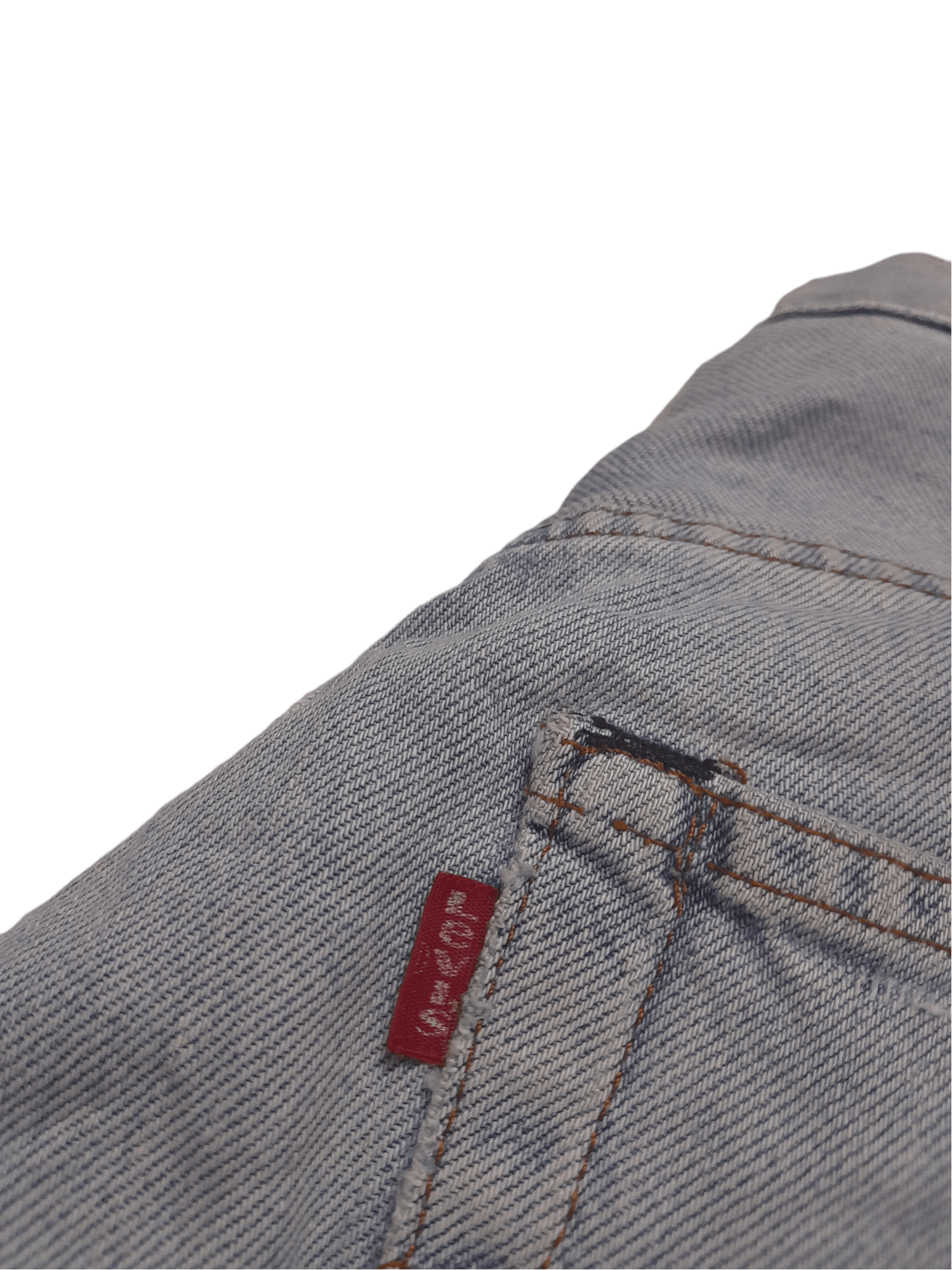 Levi's 80s Levis 501 Denim #524 USA Selvedge (E344) Size US 28 / EU 44 - 5 Thumbnail
