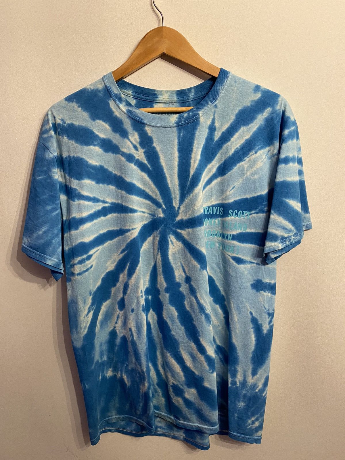 Travis Scott Travis Scott Coney Island Tie-Dye Tee Size US L / EU 52-54 / 3 - 2 Thumbnail