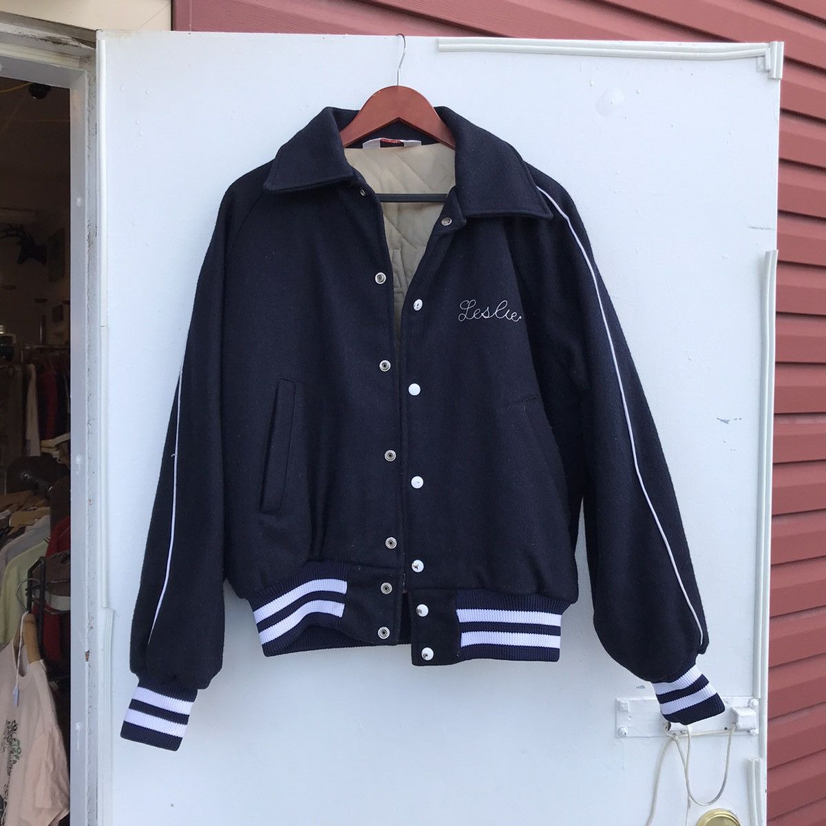 Vintage Vintage 60s varsity jacket Size L / US 10 / IT 46 - 3 Thumbnail
