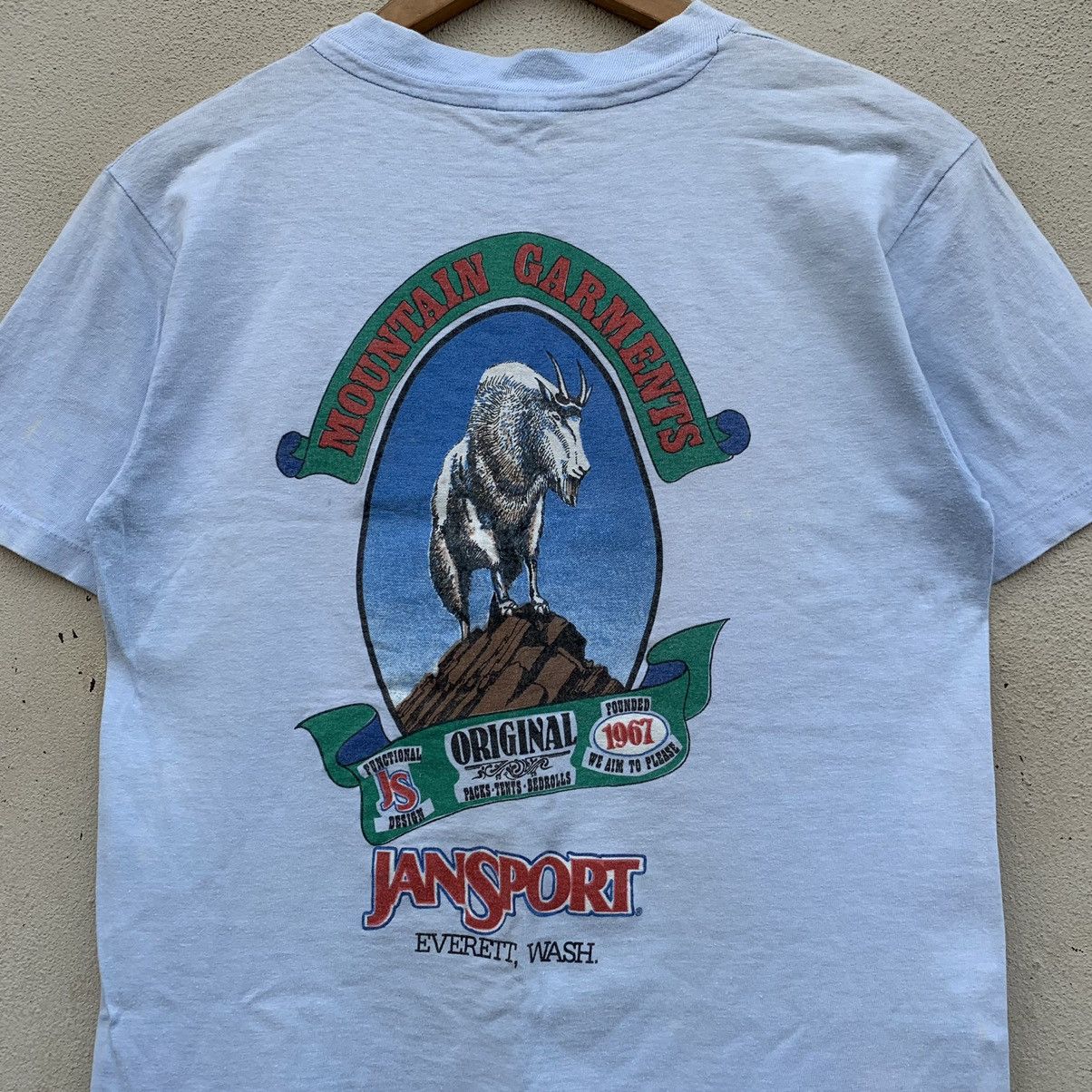 Jansport × Vintage Vintage 70s JANSPORT EVERETT WASH MOUNTAIN GARMENT T-shirt Size US S / EU 44-46 / 1 - 7 Thumbnail
