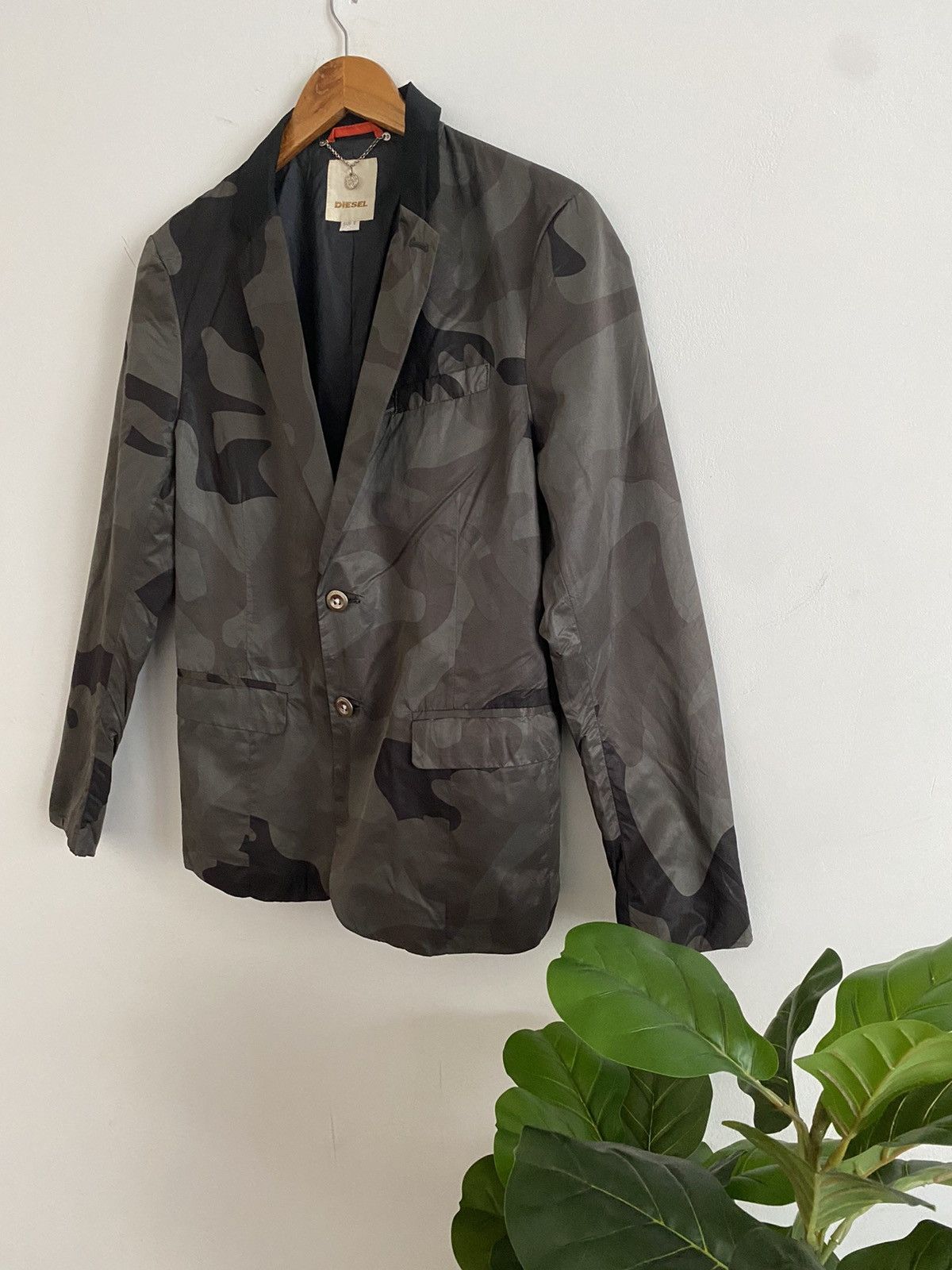 Diesel Diesel Camo Skull☠️ camouflage patterned tailored jacket. Size US S / EU 44-46 / 1 - 1 Thumbnail