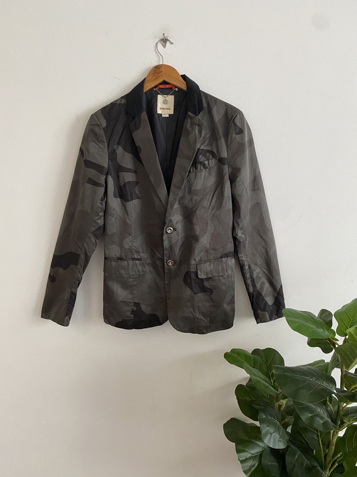 Diesel Diesel Camo Skull☠️ camouflage patterned tailored jacket. Size US S / EU 44-46 / 1 - 5 Thumbnail