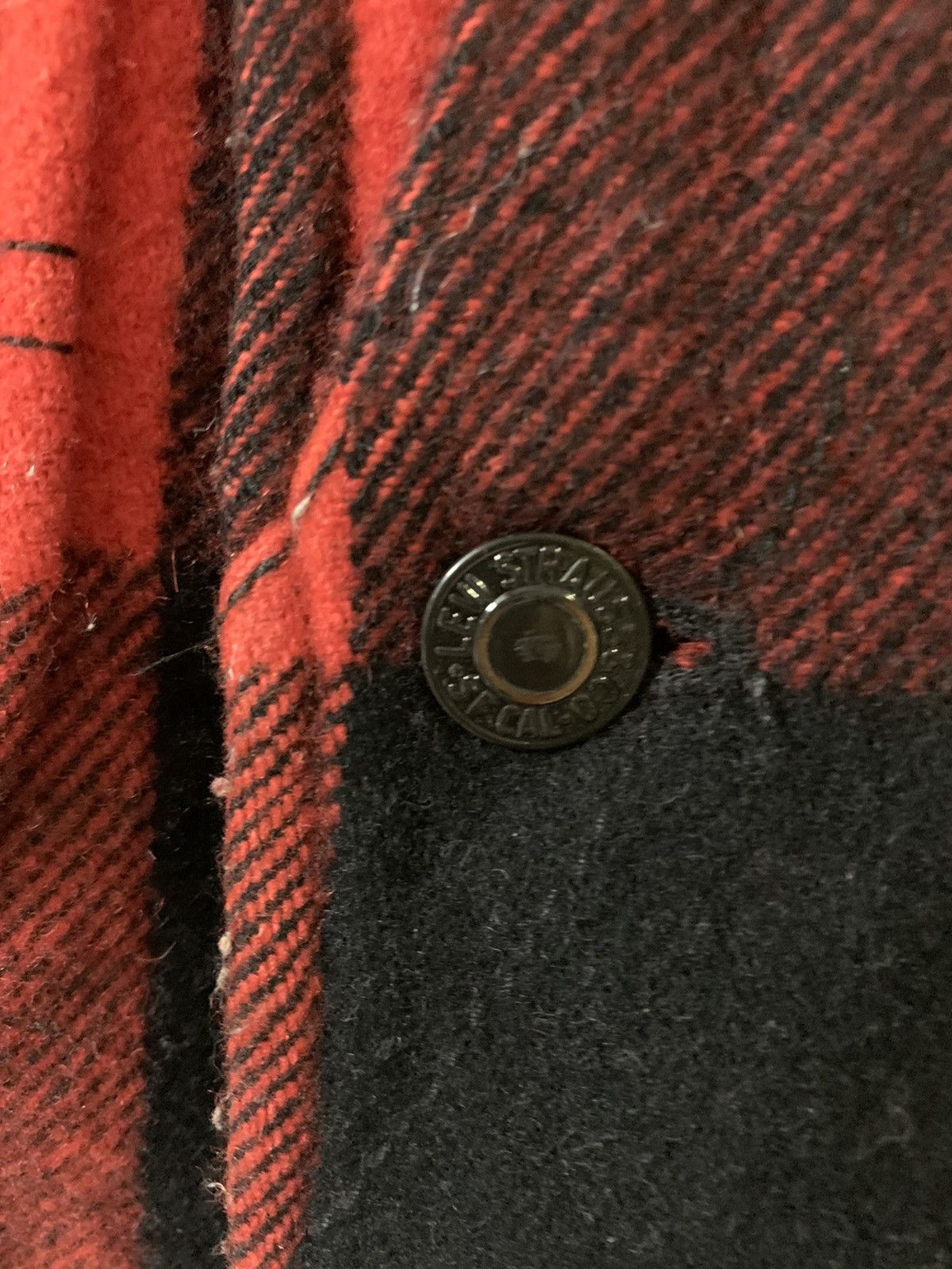 Levi's Levis Plaid Wool Vest Size US S / EU 44-46 / 1 - 7 Thumbnail