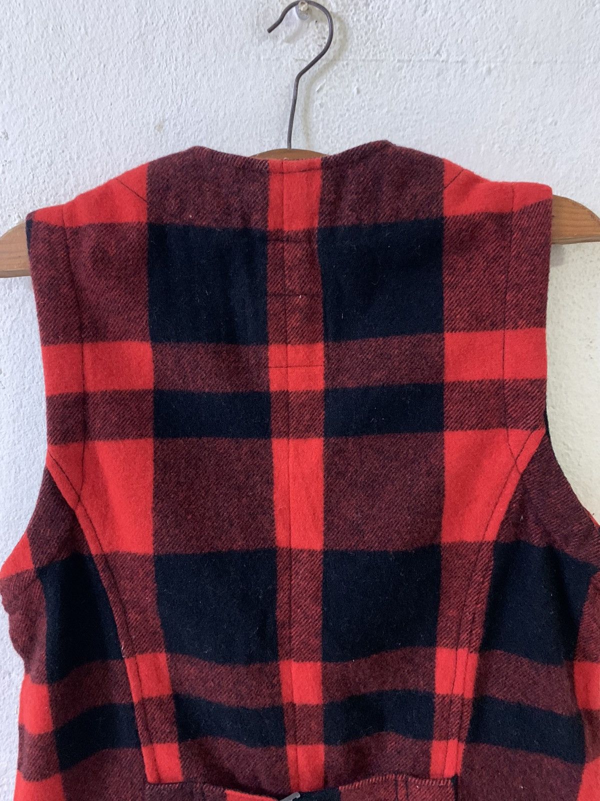Levi's Levis Plaid Wool Vest Size US S / EU 44-46 / 1 - 11 Thumbnail