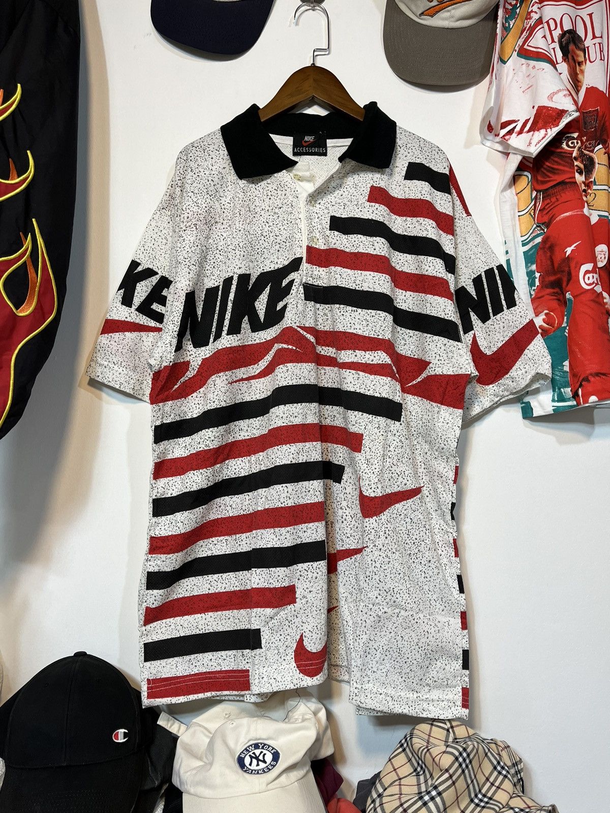 Vintage Rare Vintage Nike Spell Out 90s Polo Shirt Size US XL / EU 56 / 4 - 1 Thumbnail