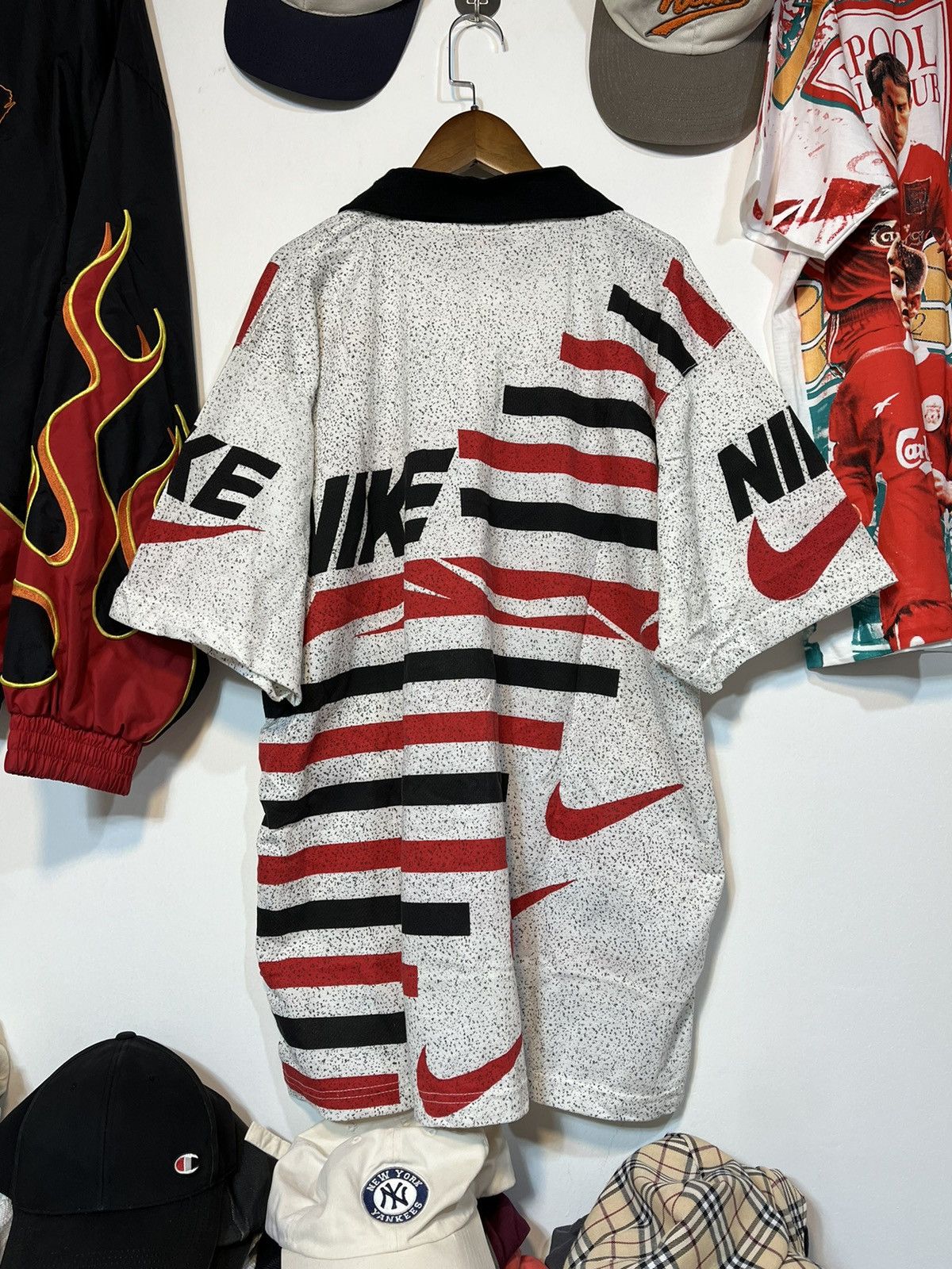 Vintage Rare Vintage Nike Spell Out 90s Polo Shirt Size US XL / EU 56 / 4 - 2 Thumbnail