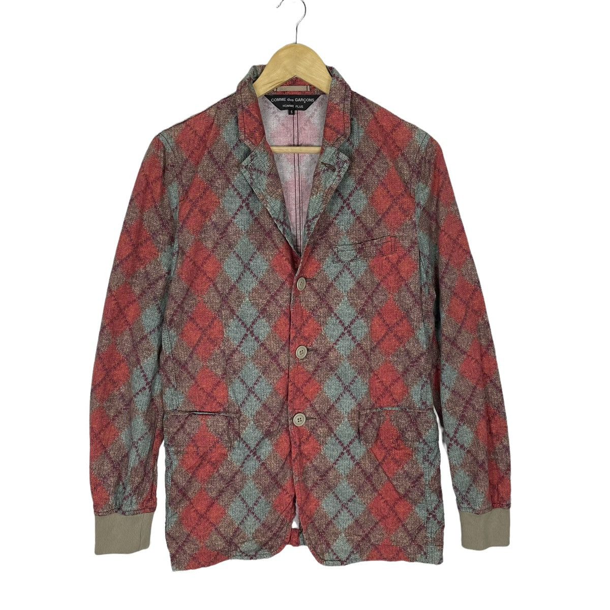 ☀️CDG HOMME PLUS FW2007 SQUARE BLAZER COAT