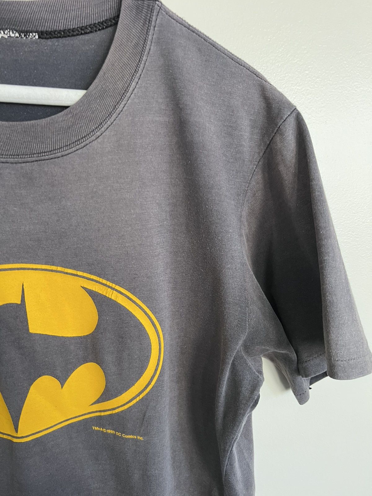 Mambo 1989 Batman-logo t-shirt, M,single-stitched, (?)MI Australia Size US M / EU 48-50 / 2 - 13 Thumbnail