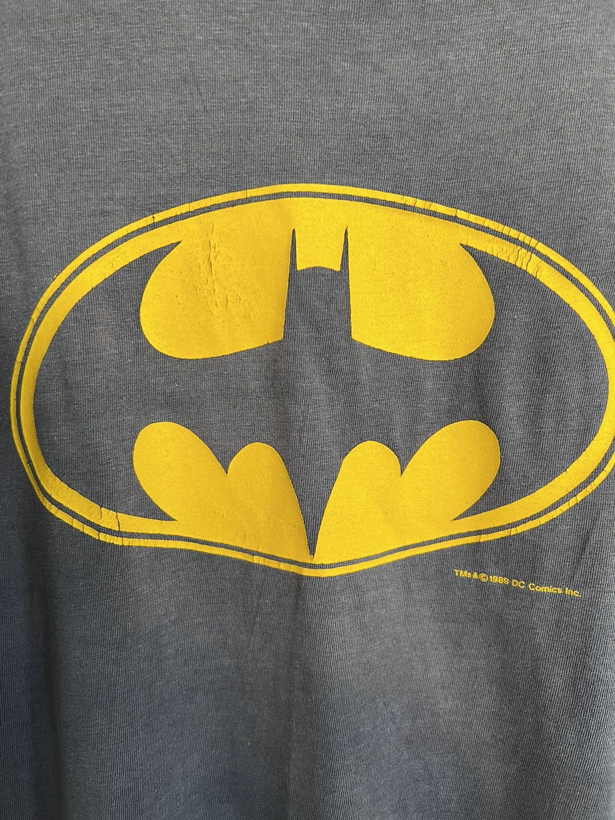 Mambo 1989 Batman-logo t-shirt, M,single-stitched, (?)MI Australia Size US M / EU 48-50 / 2 - 5 Thumbnail