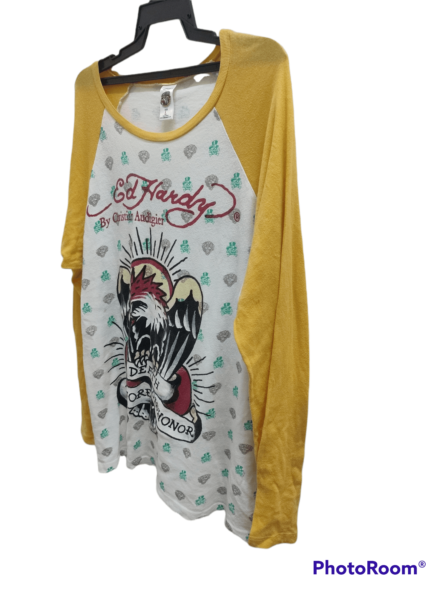Ed Hardy Ed hardy death before dishonor nice design Size US L / EU 52-54 / 3 - 3 Thumbnail