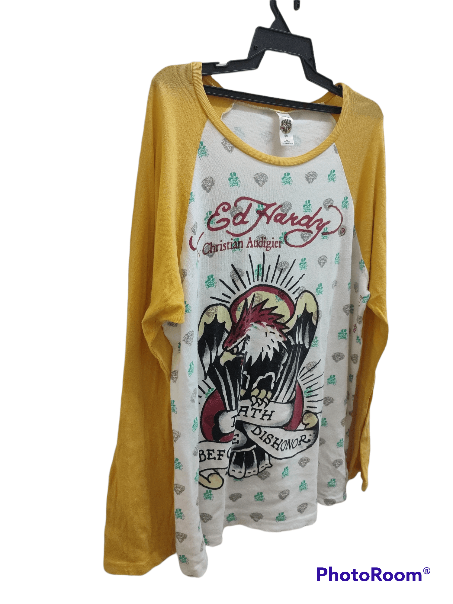 Ed Hardy Ed hardy death before dishonor nice design Size US L / EU 52-54 / 3 - 2 Thumbnail