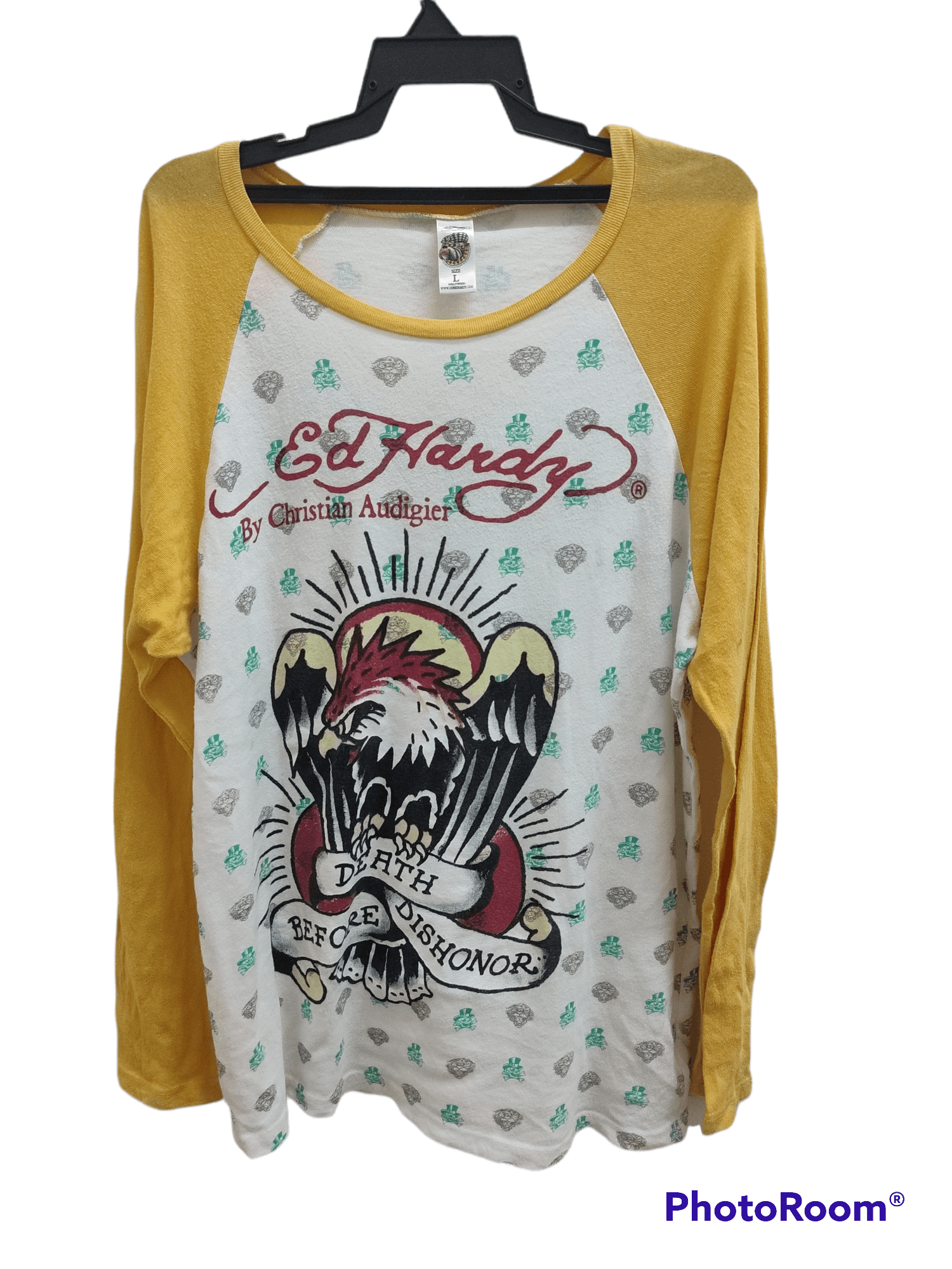 Ed Hardy Ed hardy death before dishonor nice design Size US L / EU 52-54 / 3 - 1 Thumbnail