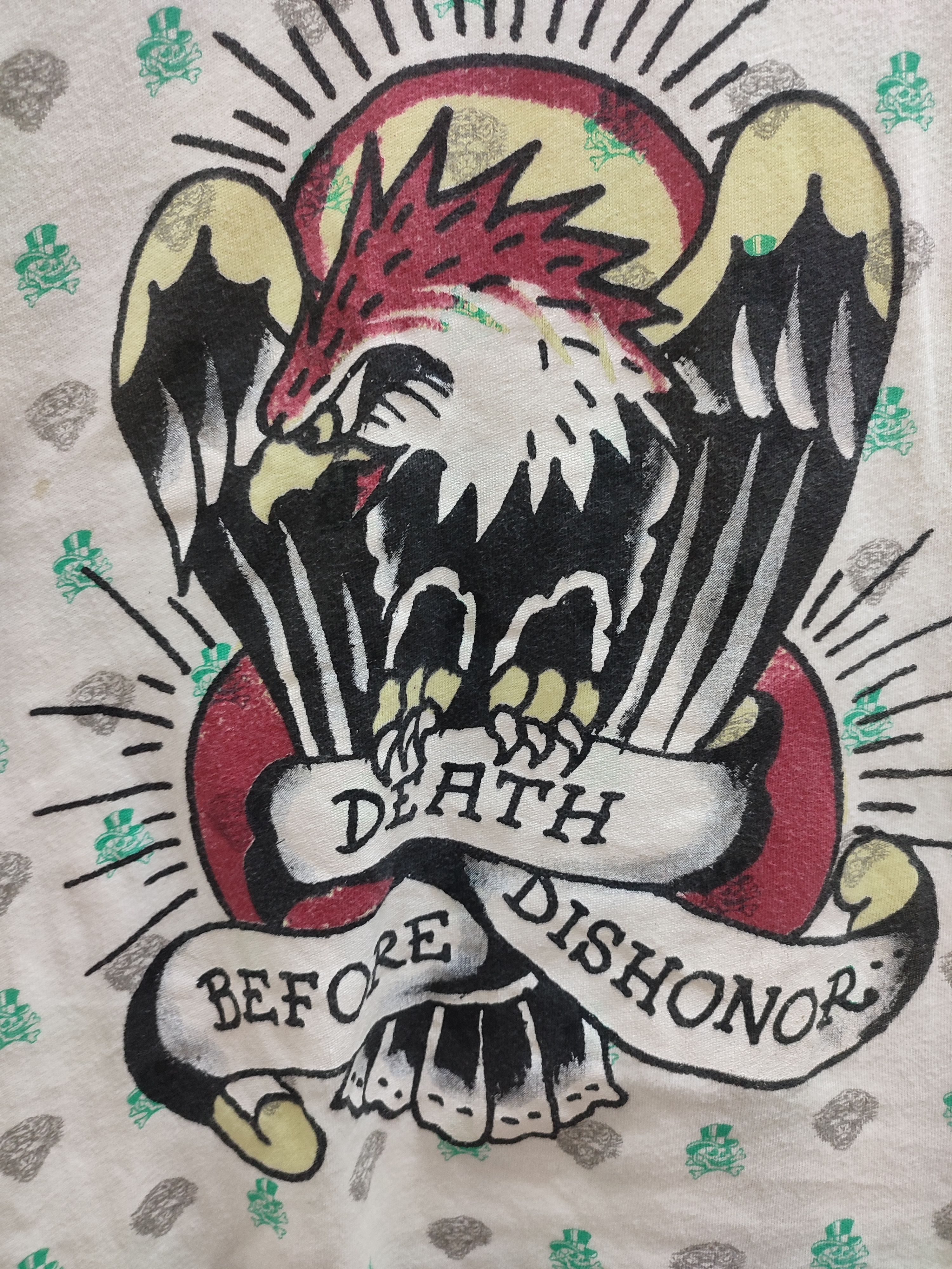 Ed Hardy Ed hardy death before dishonor nice design Size US L / EU 52-54 / 3 - 4 Thumbnail