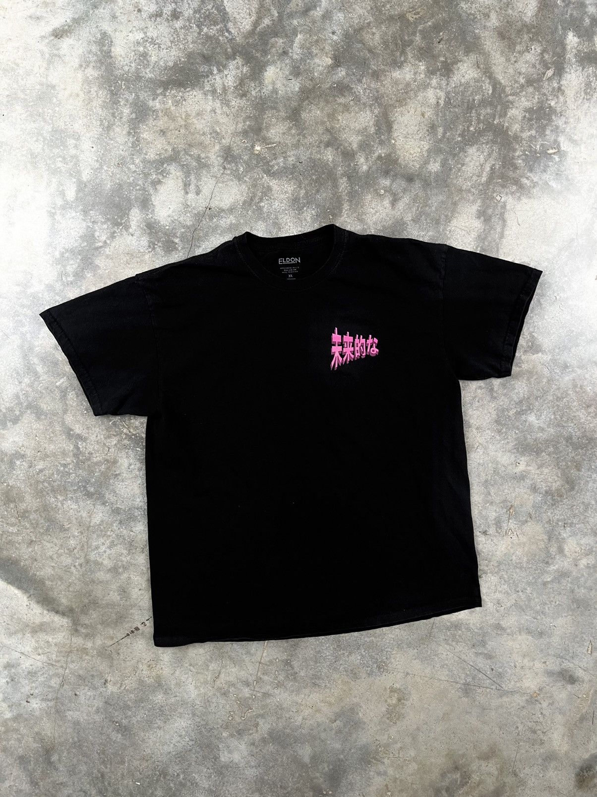Japanese Brand Black Vapor Wave Anime / Manga Black Tee XL Size US XL / EU 56 / 4 - 3 Thumbnail