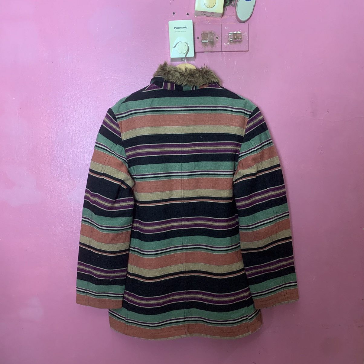 Designer × Japanese Brand × Yohji Yamamoto Authentic Ined Japan Yohji Yamamoto Zipper Striped Jacket Size US M / EU 48-50 / 2 - 7 Thumbnail