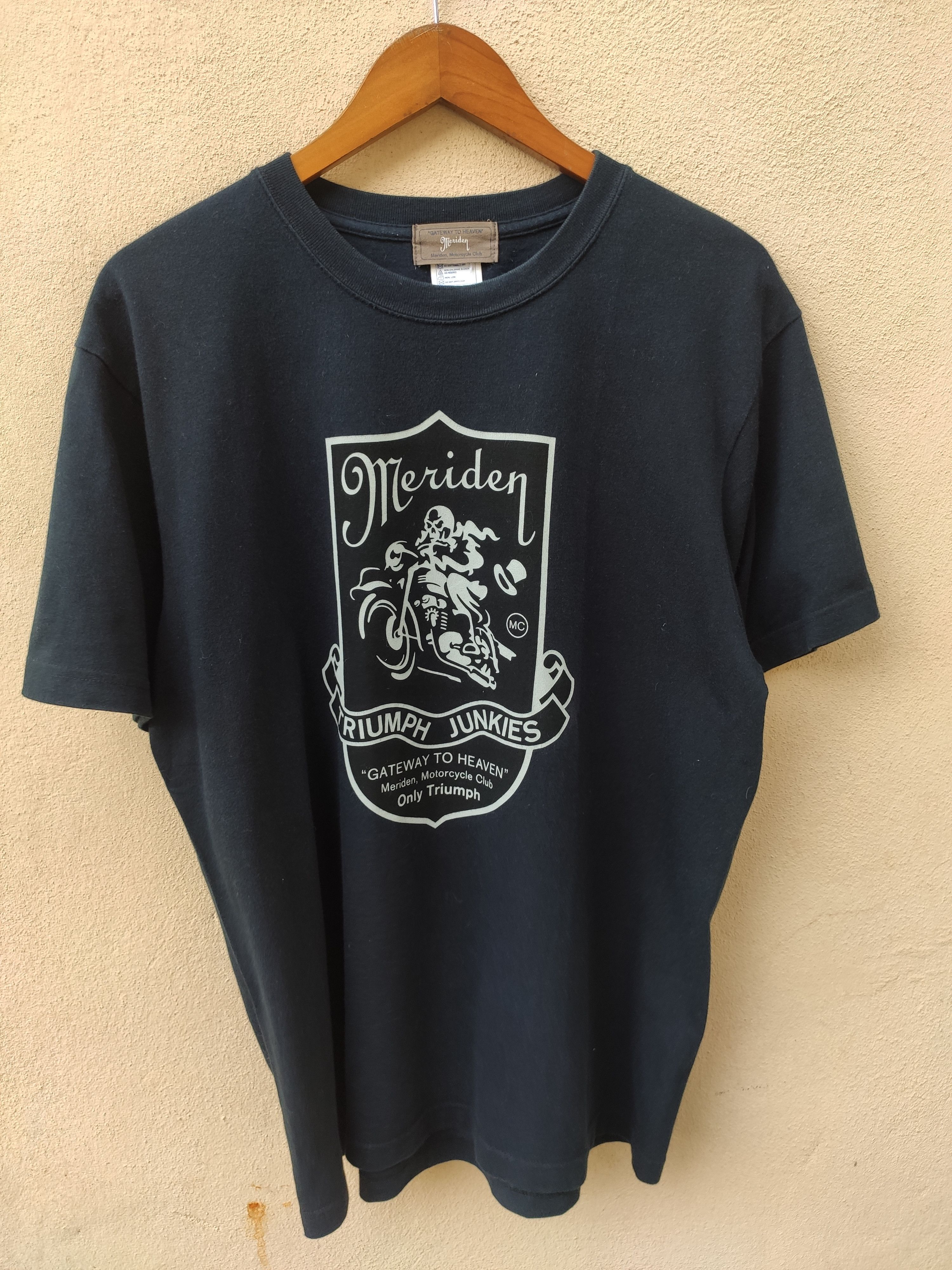 Indian Motorcycle 🔥 Meriden Triumph junkies Club t shirt Size US L / EU 52-54 / 3 - 3 Thumbnail