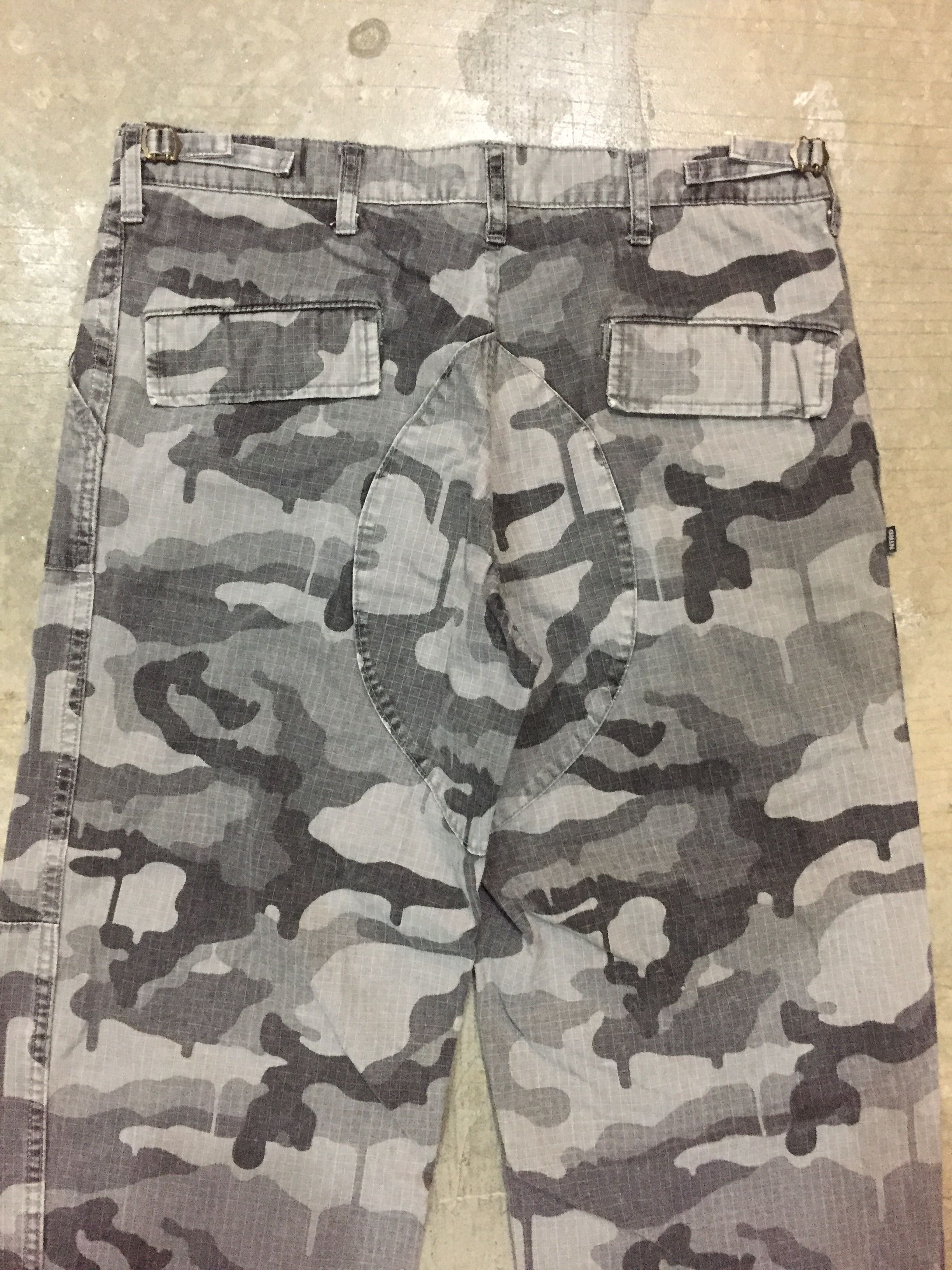 Japanese Brand Vtg Nitraid Melting Camo cargos pants Size US 32 / EU 48 - 6 Thumbnail