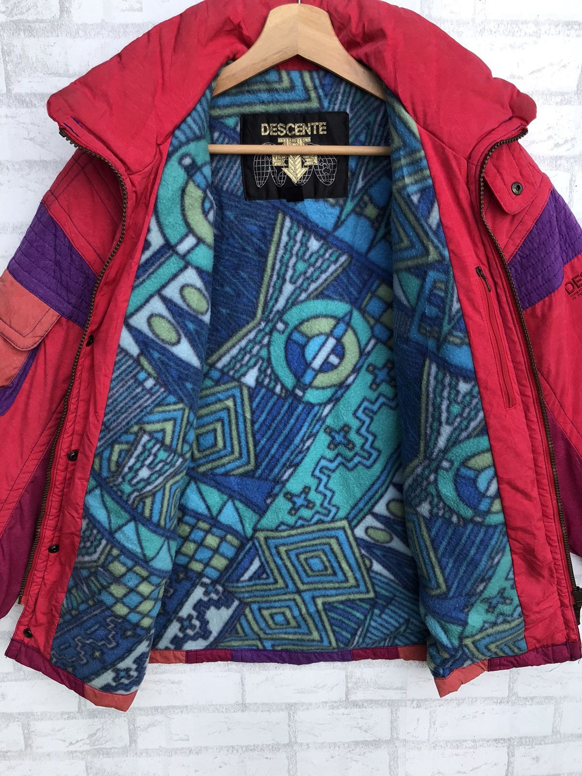 Descente × Vintage Descente Ski Bomber Jacket Size US L / EU 52-54 / 3 - 16 Thumbnail