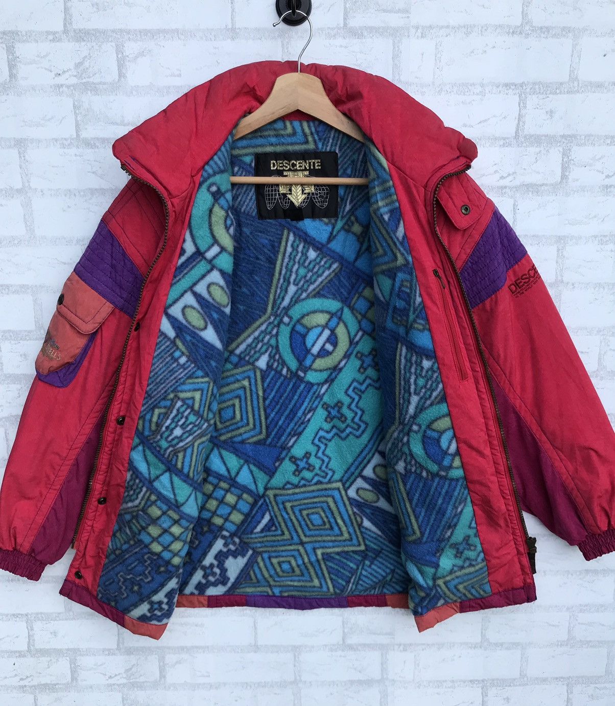 Descente × Vintage Descente Ski Bomber Jacket Size US L / EU 52-54 / 3 - 4 Thumbnail