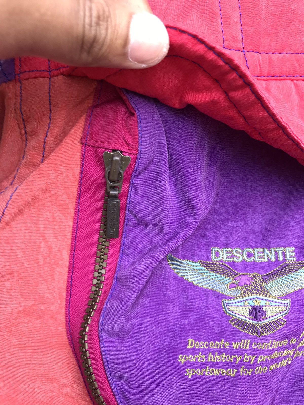 Descente × Vintage Descente Ski Bomber Jacket Size US L / EU 52-54 / 3 - 6 Thumbnail