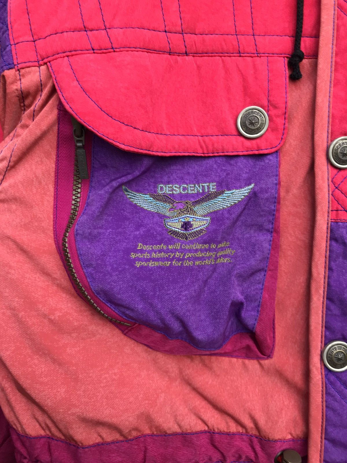 Descente × Vintage Descente Ski Bomber Jacket Size US L / EU 52-54 / 3 - 5 Thumbnail