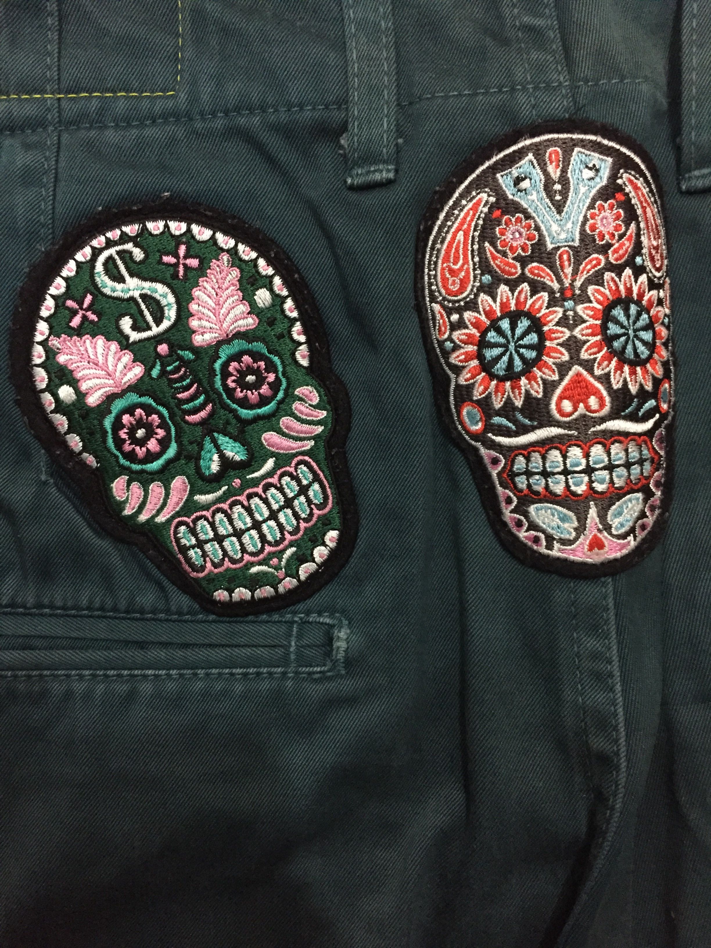Needles × Sasquatchfabrix 08SS Fancy Skull pants Size US 31 - 4 Thumbnail