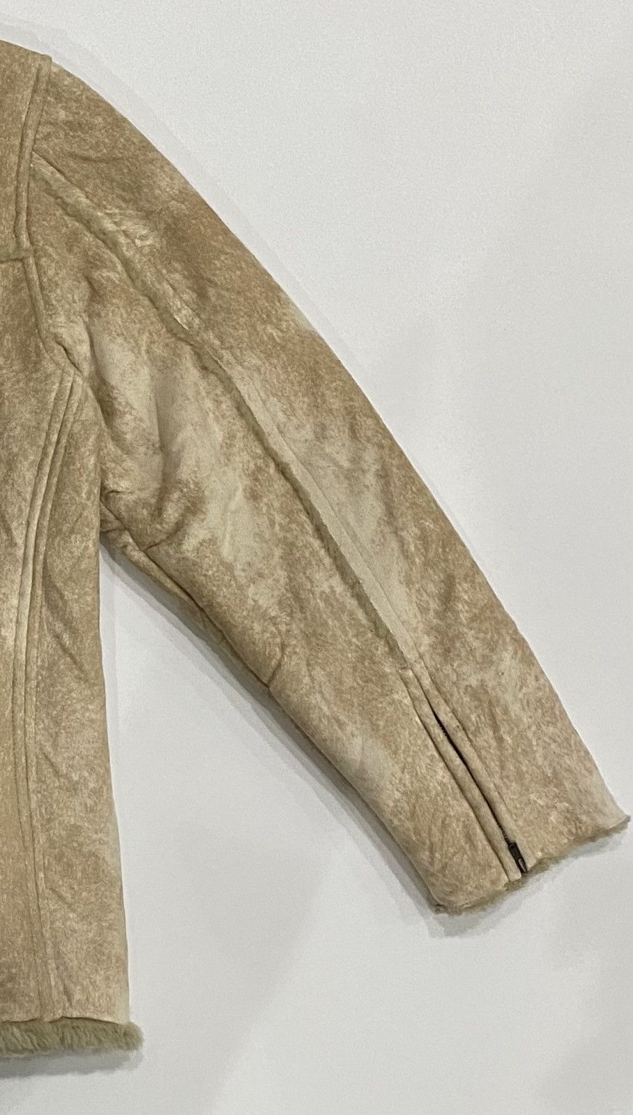 Kansai Yamamoto × Seditionaries × Yohji Yamamoto Kansai Jeans by Kansai Yamamoto Shearling Suede Jacket Size US M / EU 48-50 / 2 - 11 Thumbnail