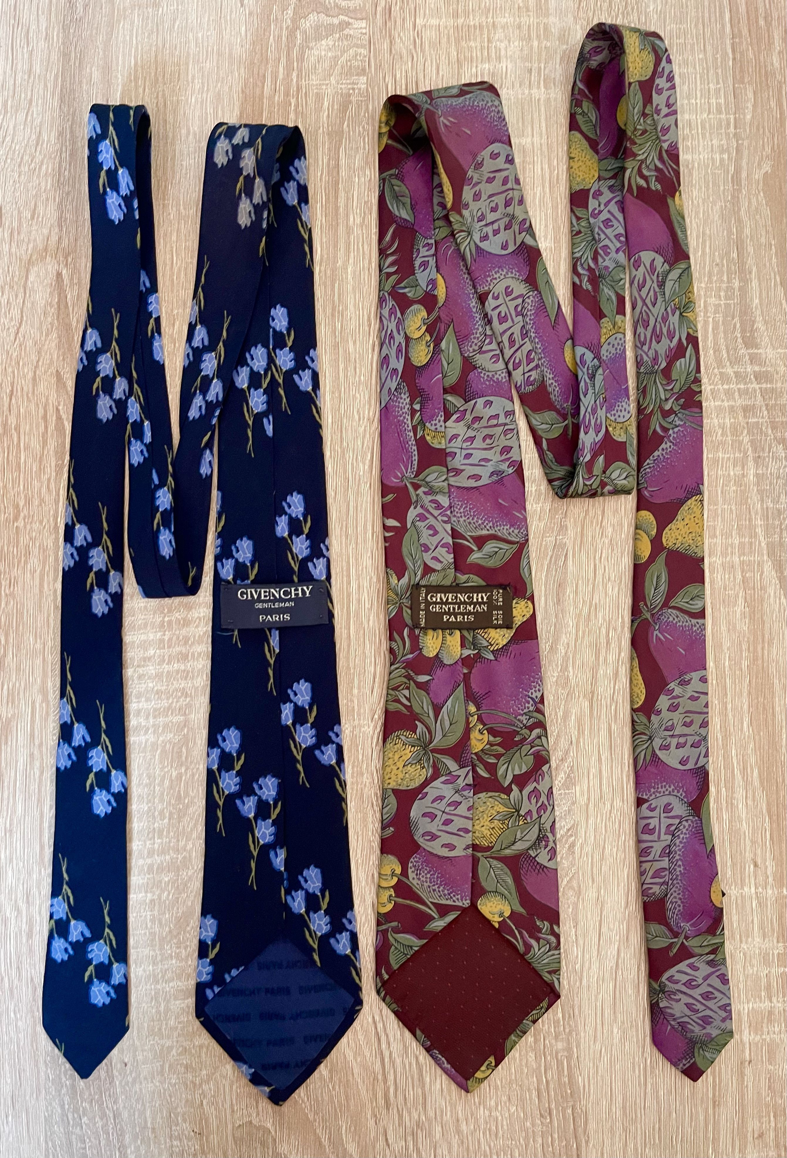 Givenchy 🔥 bundle 2 x Givenchy Gentlemen combo silk Ties Size ONE SIZE - 1 Thumbnail