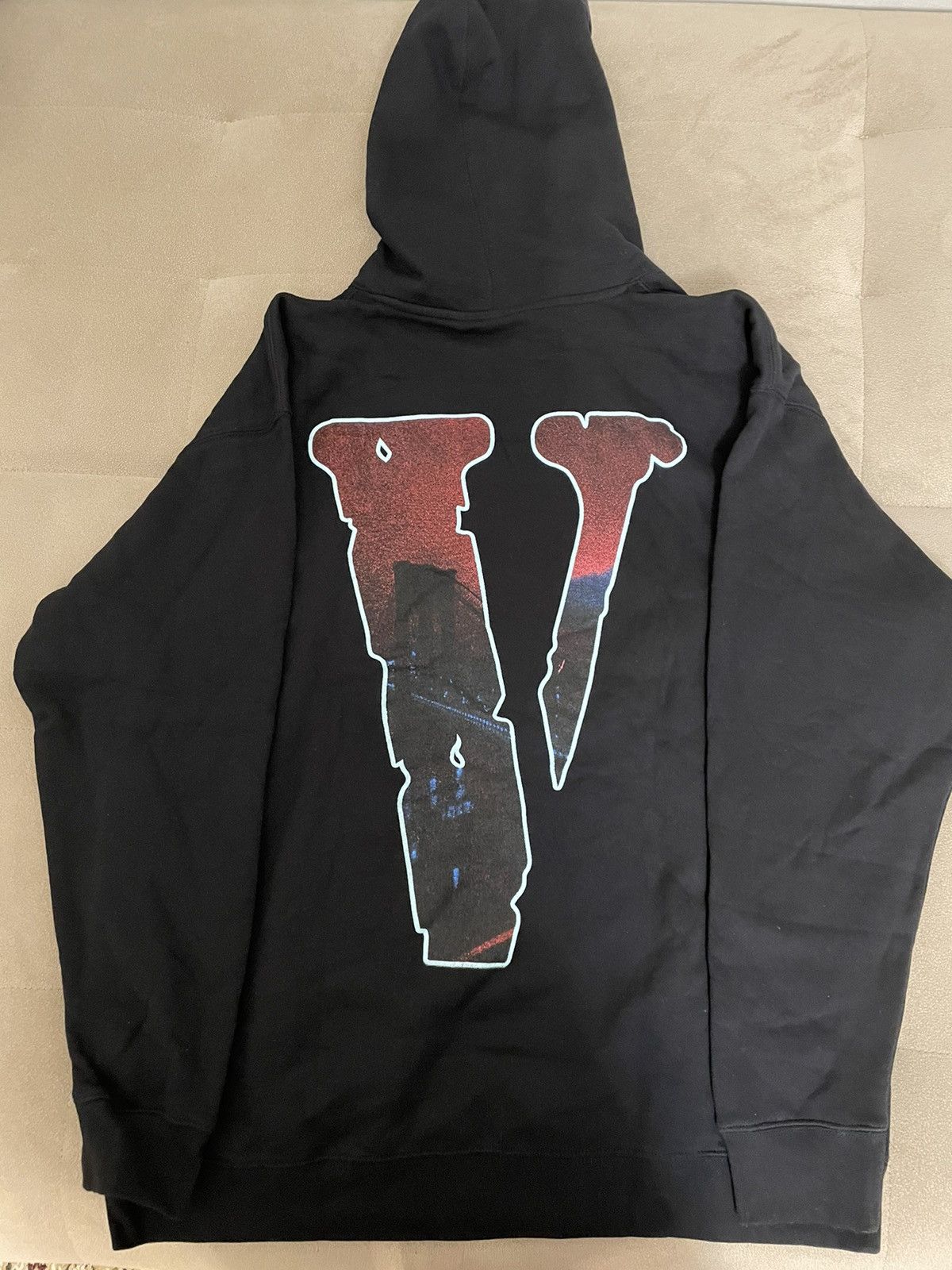 Vlone Vlone Pop Smoke Wraith Hoodie XLarge Grailed