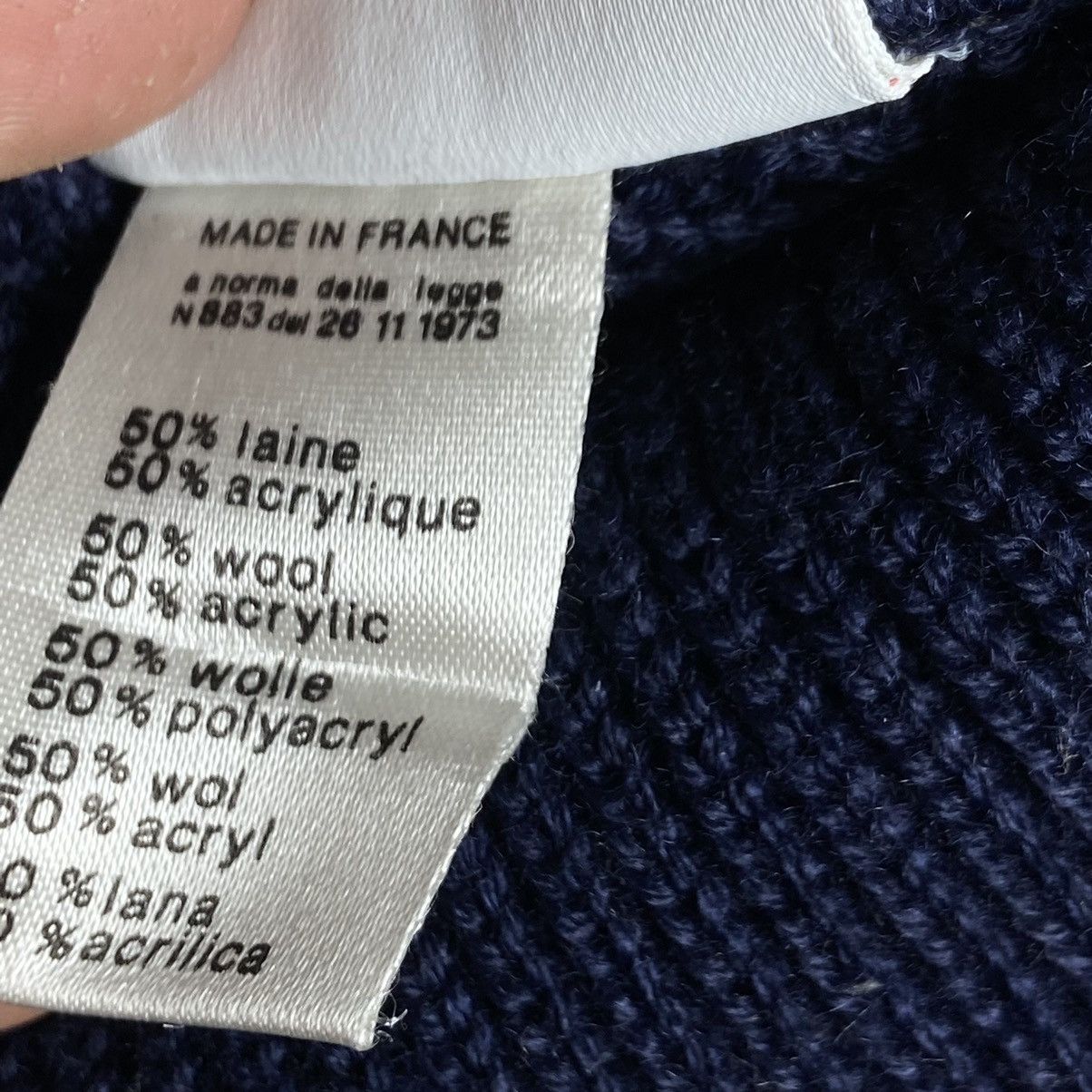 Lacoste 1990s LACOSTE VINTAGE ARCHIVE MINIMALISTIC BEANIE - № 4075 Size ONE SIZE - 4 Thumbnail