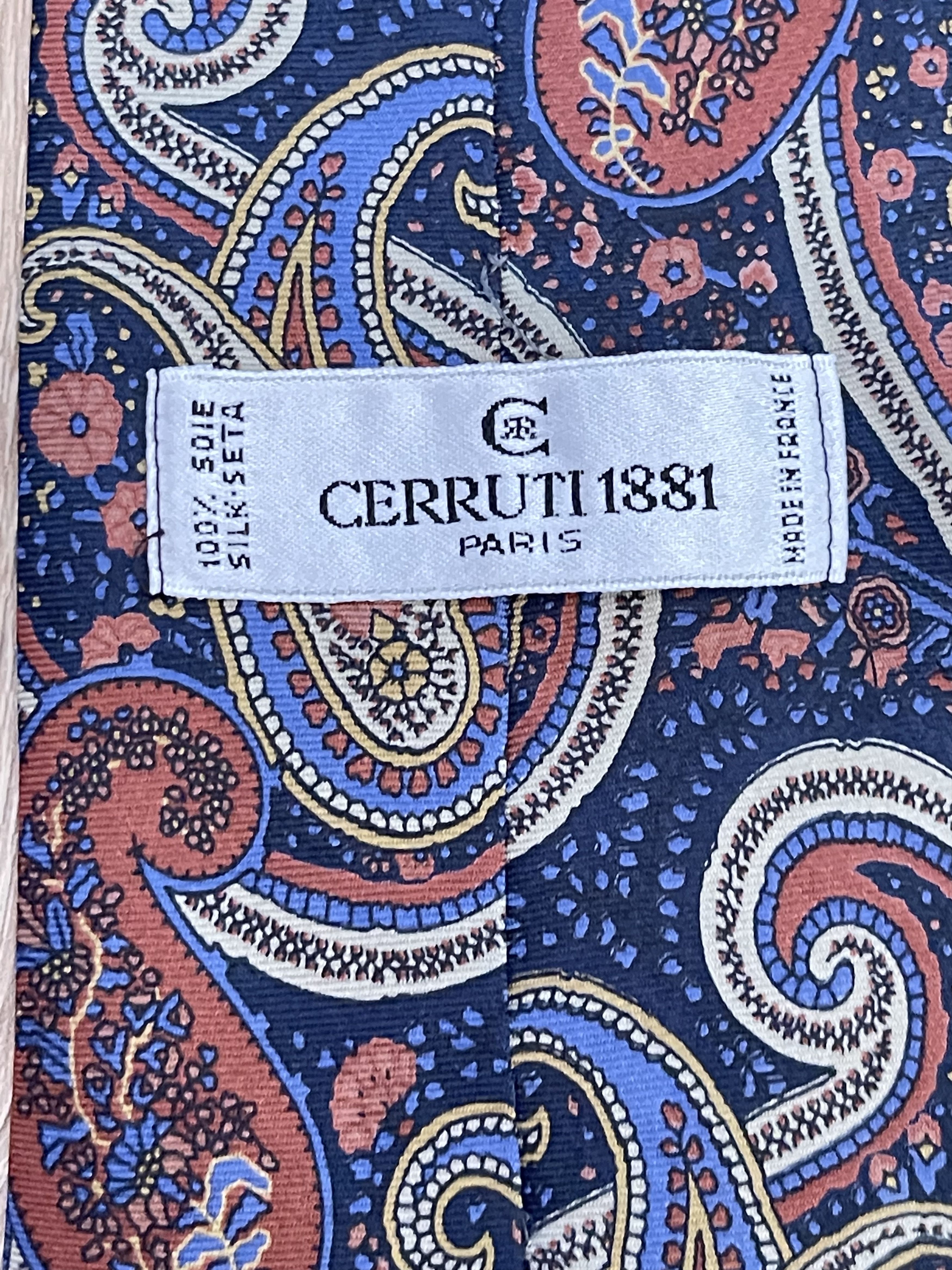 Cerruti 1881 🔥 2 x Cerruti 1881 silk Ties France Size ONE SIZE - 5 Thumbnail