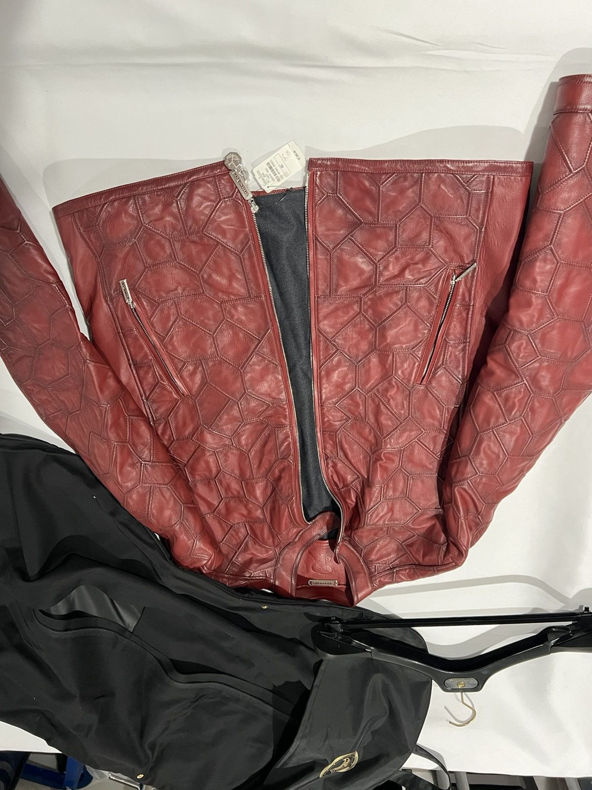 Stefano Ricci Stefanie Ricci textured leather jacket. 54/44. $7000 Size US L / EU 52-54 / 3 - 1 Thumbnail