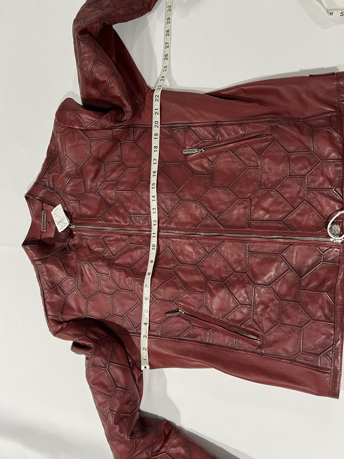 Stefano Ricci Stefanie Ricci textured leather jacket. 54/44. $7000 Size US L / EU 52-54 / 3 - 3 Thumbnail