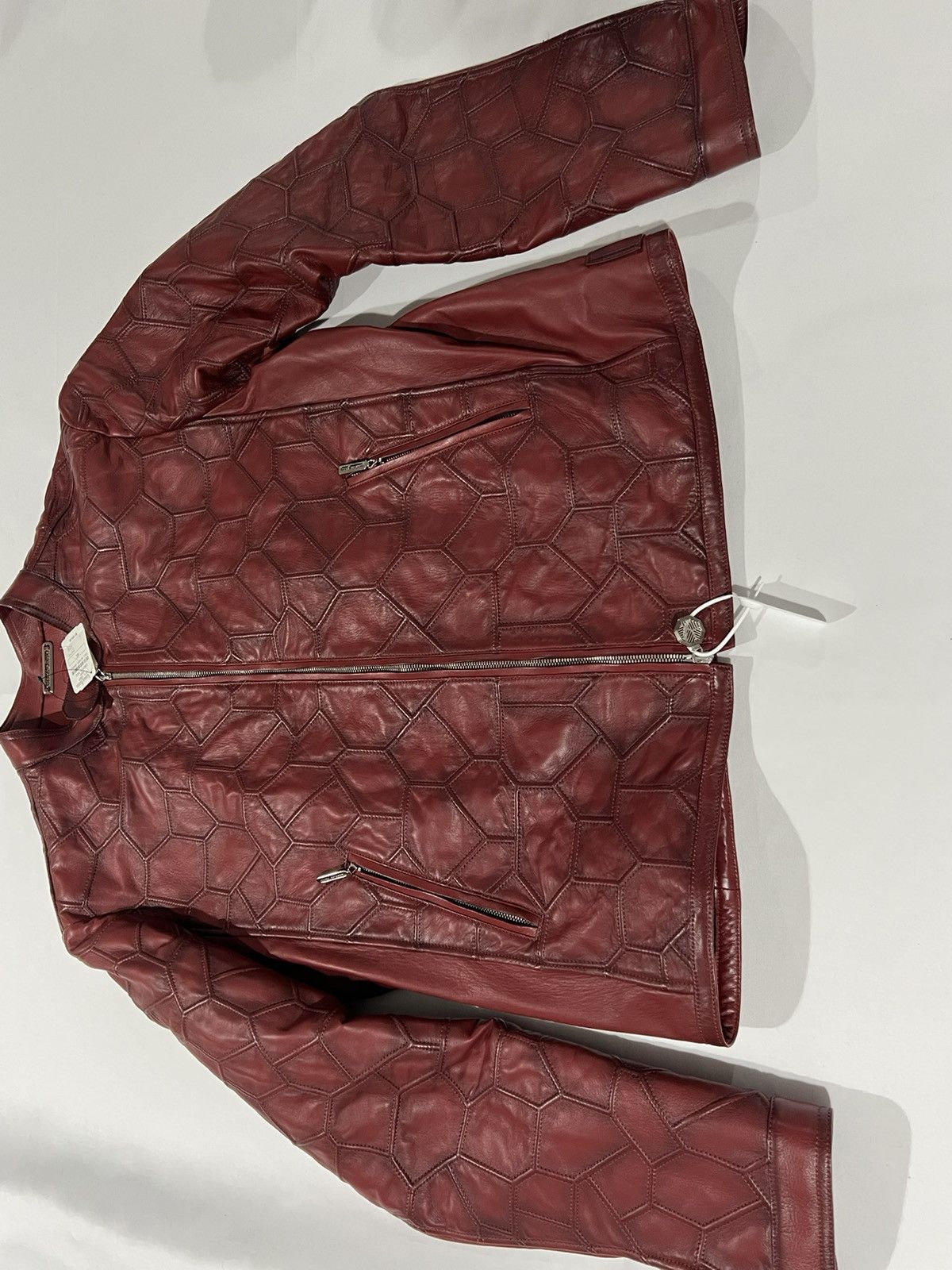 Stefano Ricci Stefanie Ricci textured leather jacket. 54/44. $7000 Size US L / EU 52-54 / 3 - 4 Thumbnail