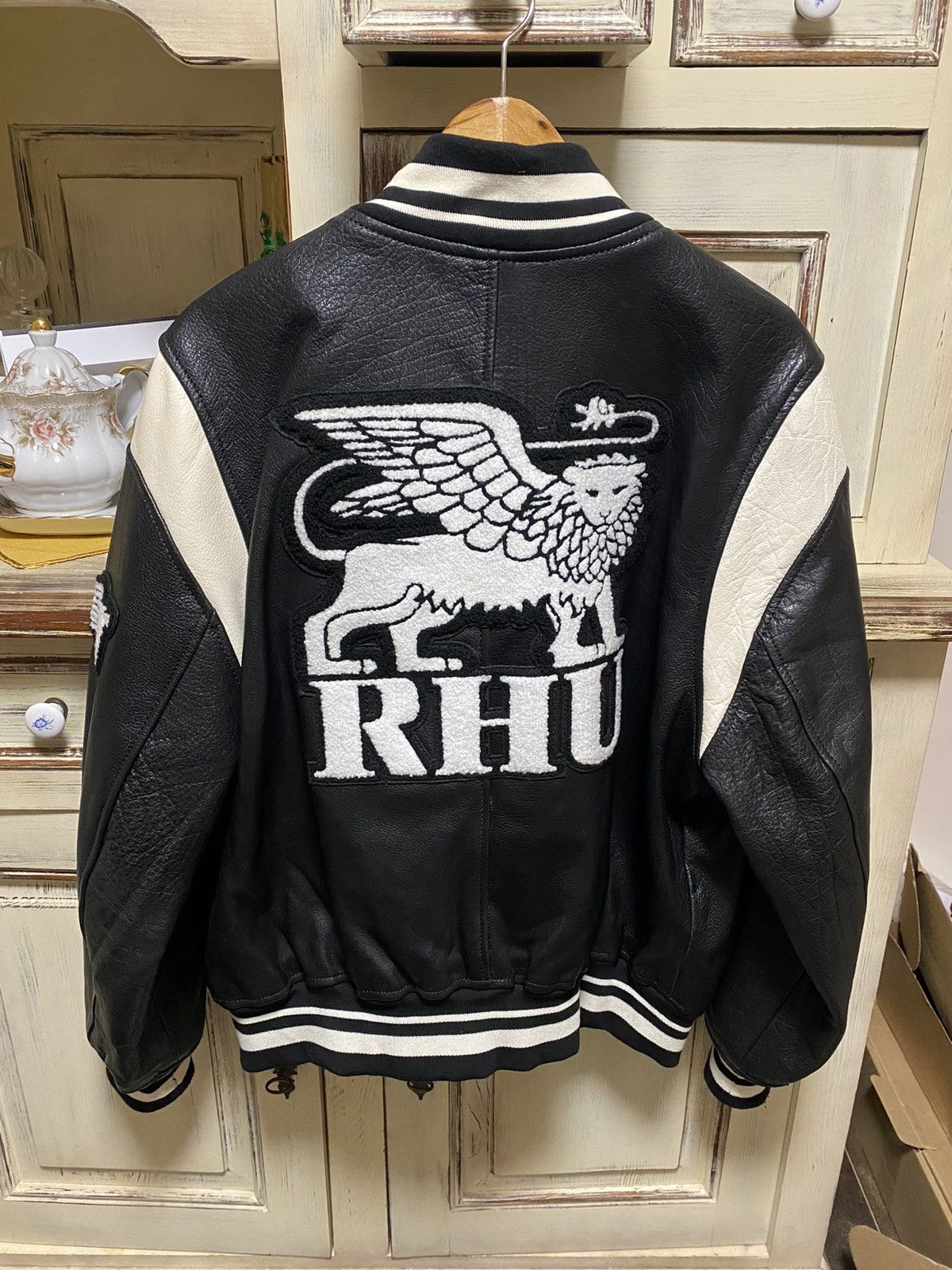zara rhuigi rhude スタジャン　amiri ジャケット Zara Rhuigi Bomber | Grailed